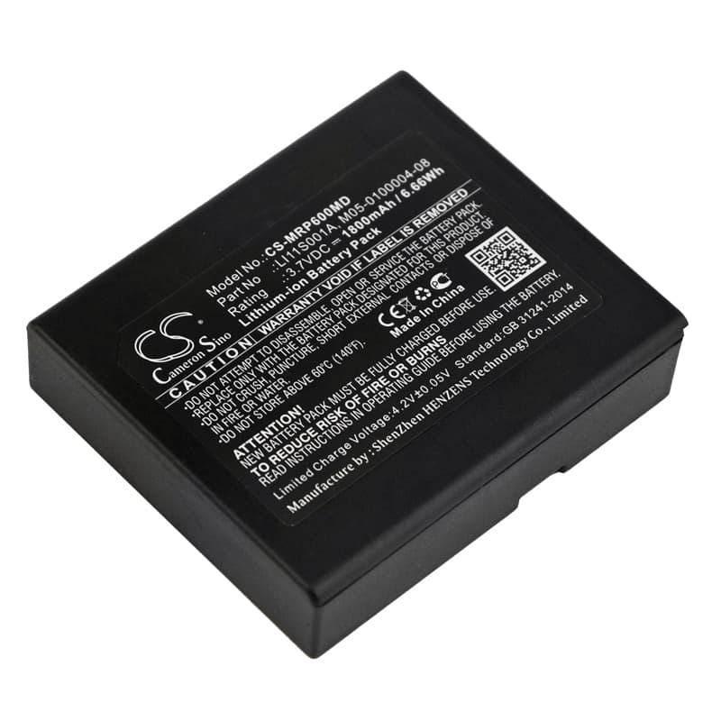 Replacement Battery for Mindray Oxymetre Pouls PM60 - CS-MRP600MD-1.jpg