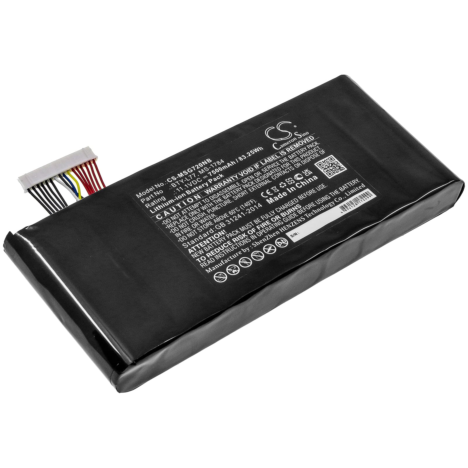 Replacement Battery for MSI GT72 6QDG16H21