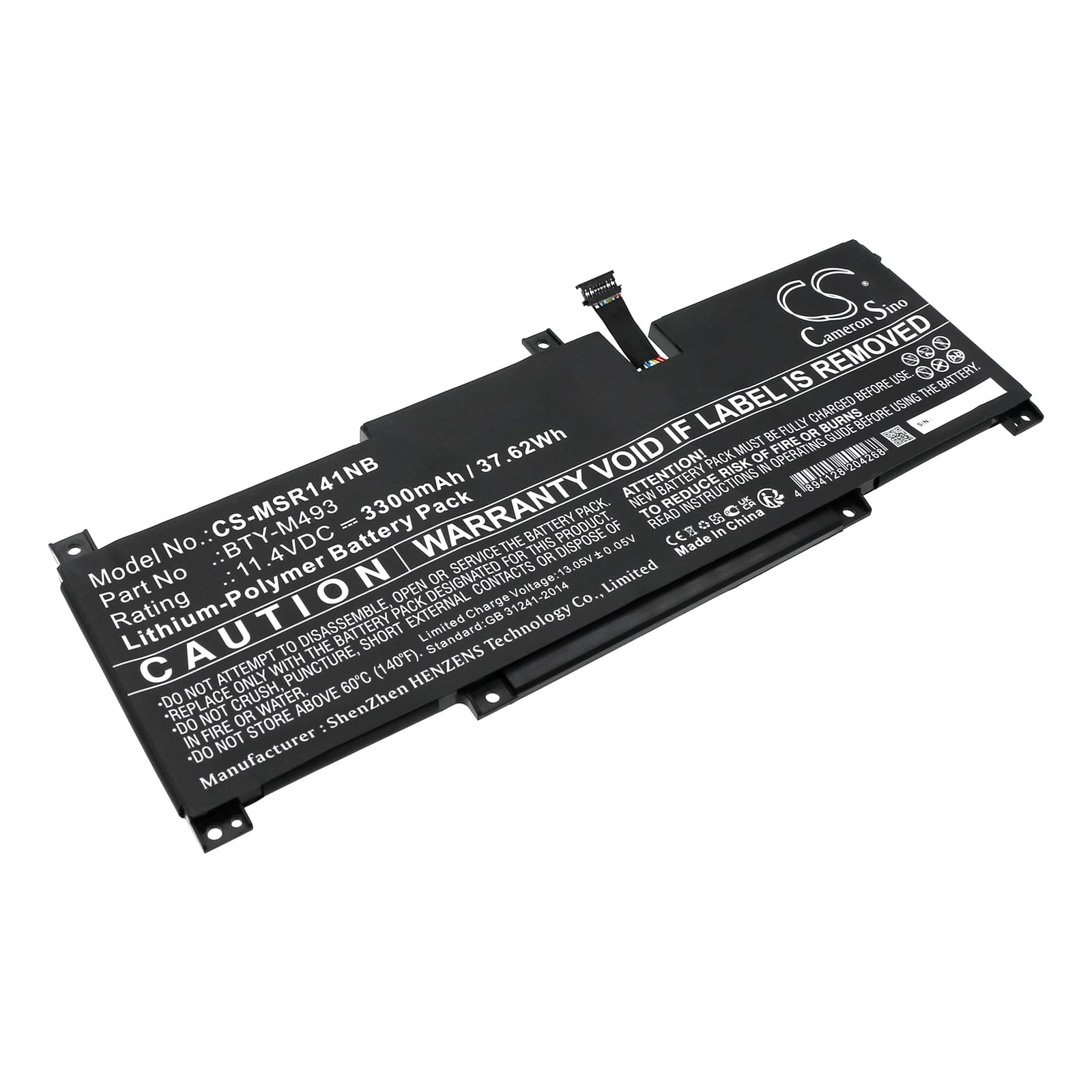 Replacement Battery for MSI Modern 14 B11MOU-861IN - CS-MSR141NB-1.jpg