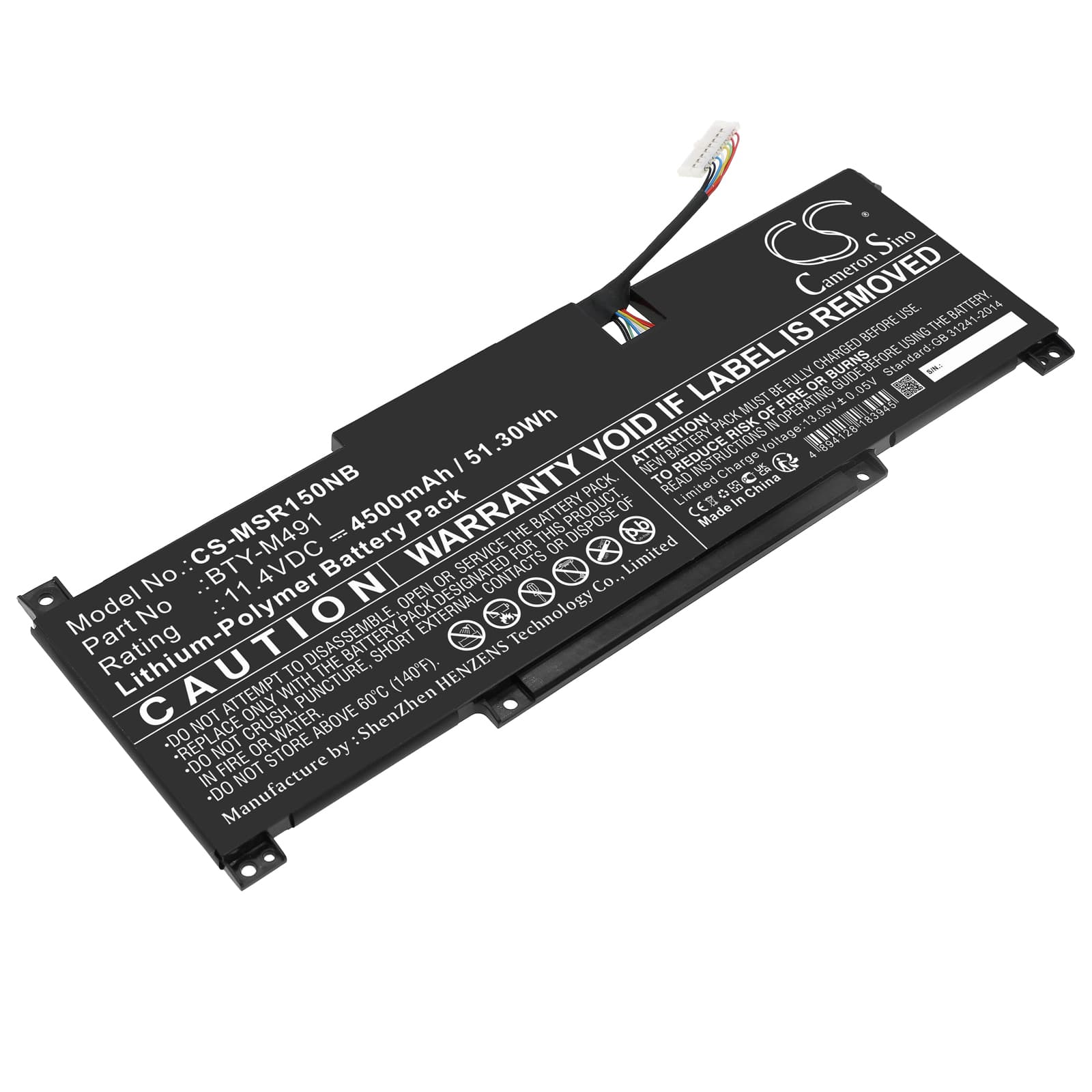 Replacement Battery for MSI Modern 15 A10M-296IN - CS-MSR150NB-1.jpg