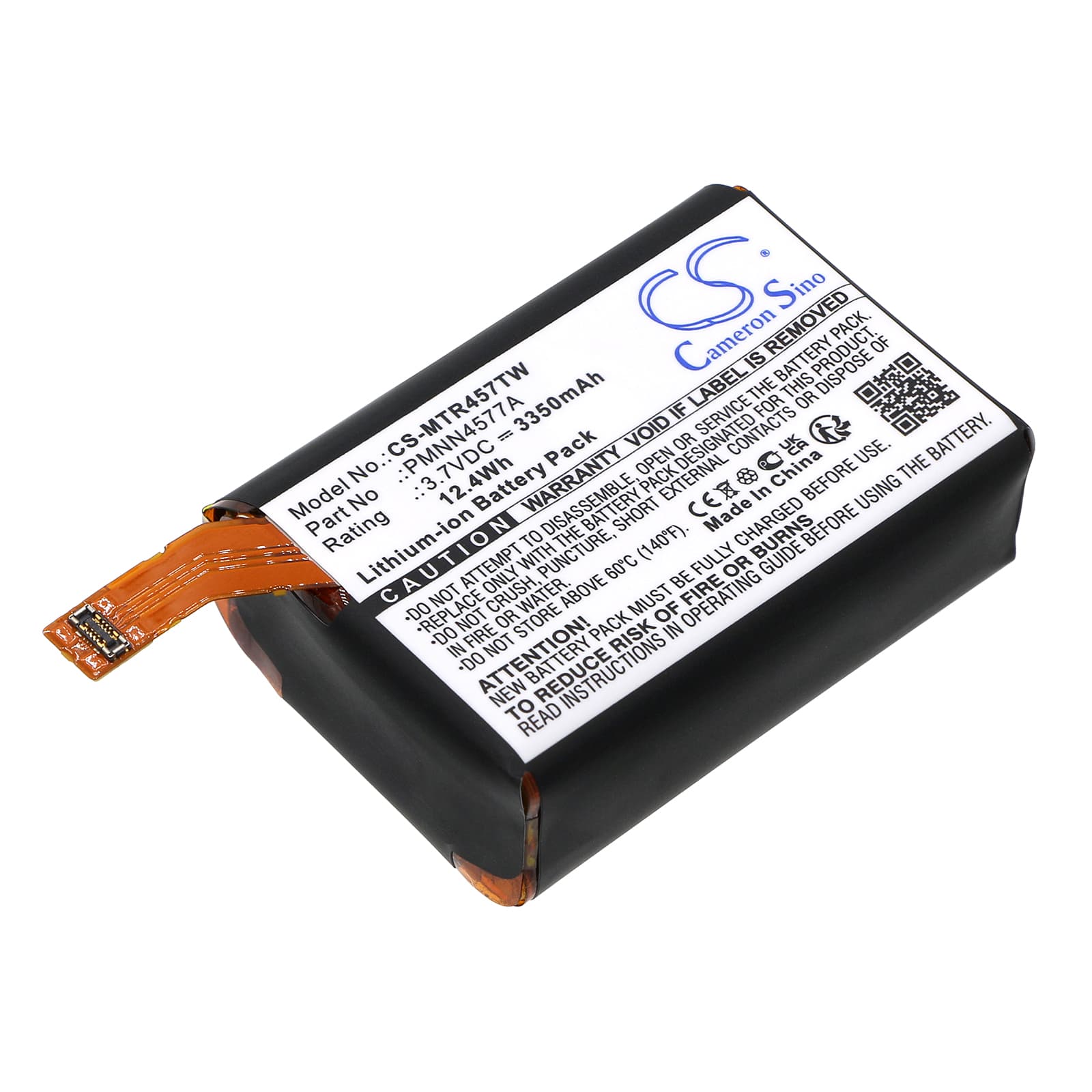 Replacement Battery for Motorola PMNN4577A - CS-MTR457TW-1.jpg