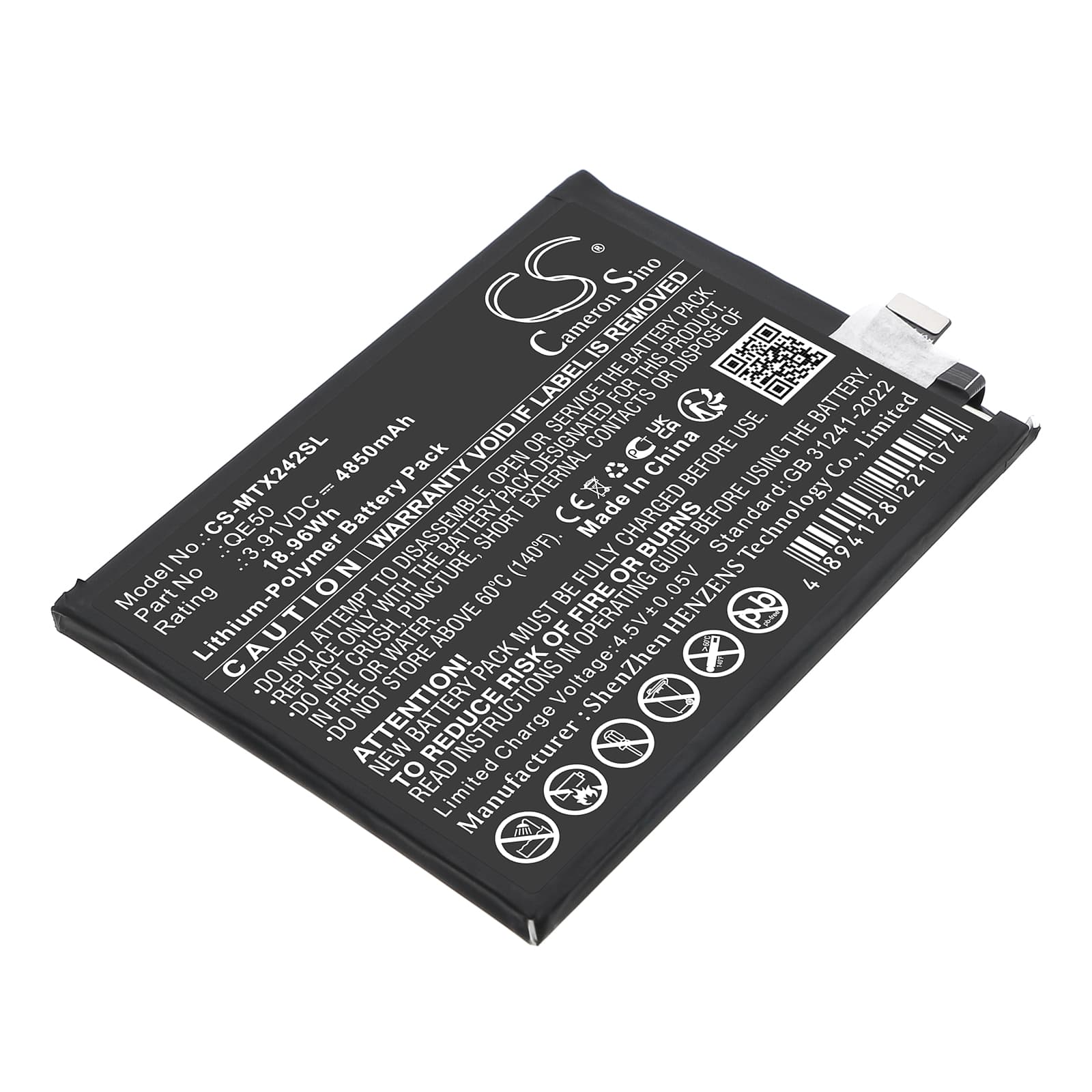 Replacement Battery for Motorola Moto G85 5G - CS-MTX242SL-1.jpg