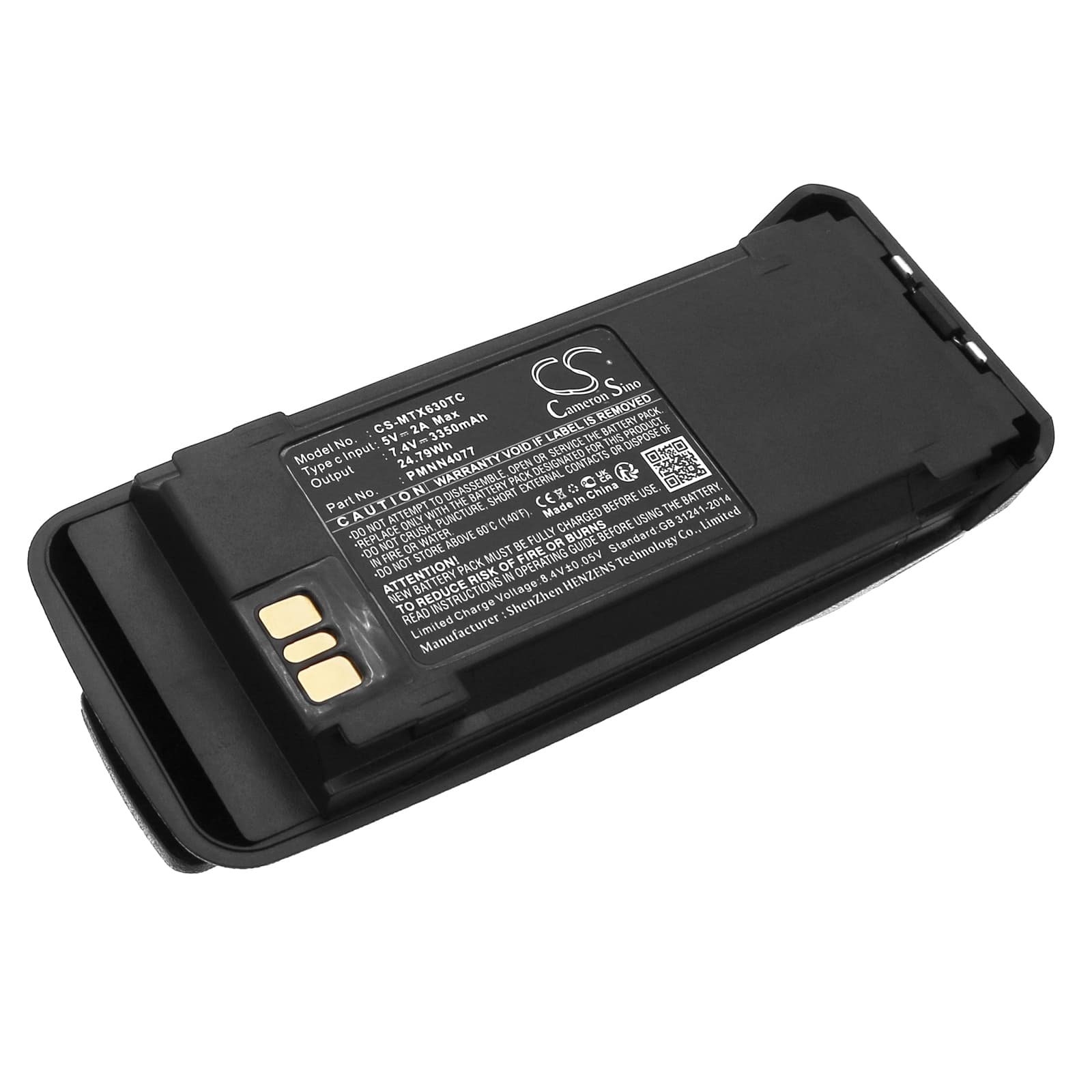 Replacement Battery for Motorola MotoTRBO DR3000 - CS-MTX630TC-1.jpg