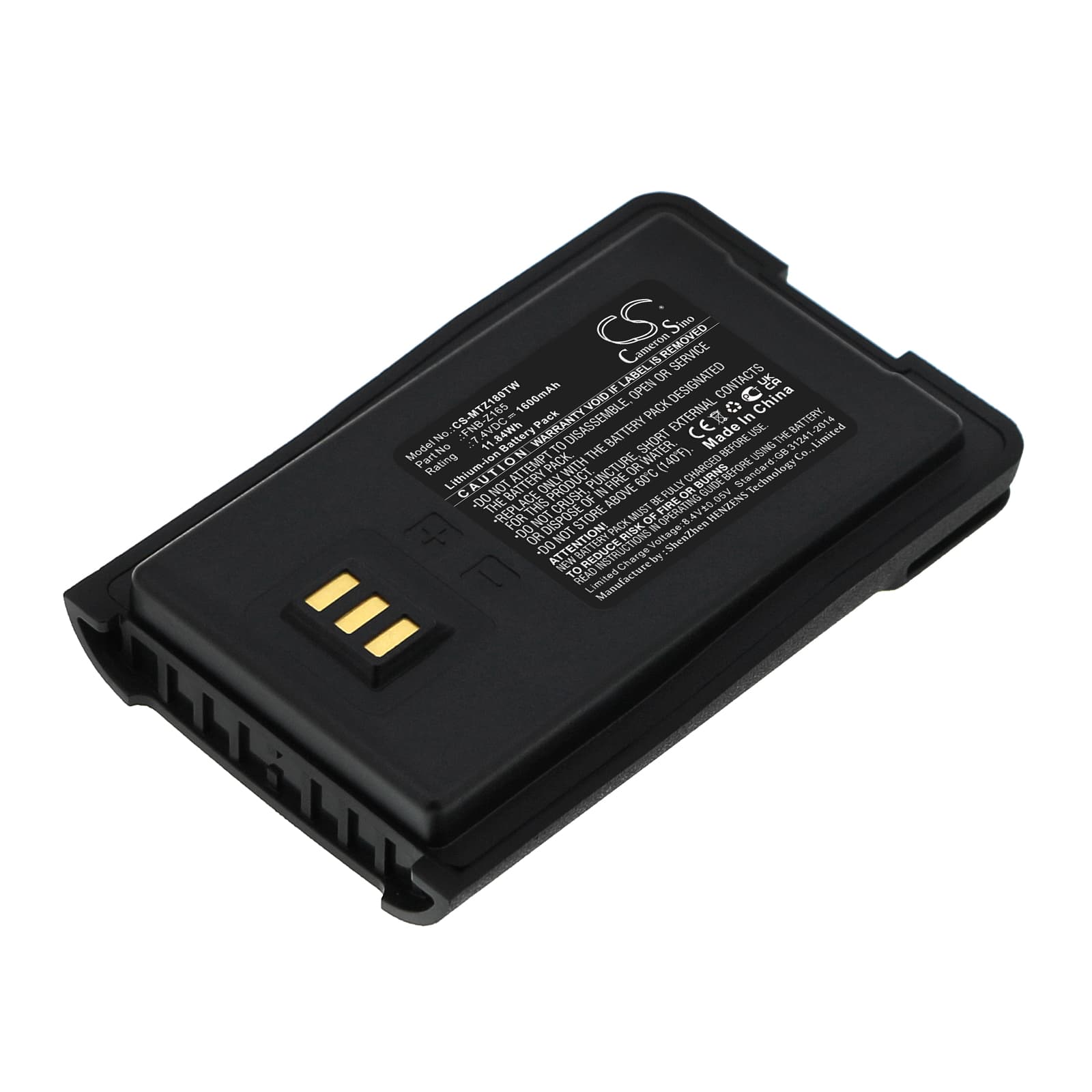 Replacement Battery for Motorola VZ-10 - CS-MTZ180TW-1.jpg