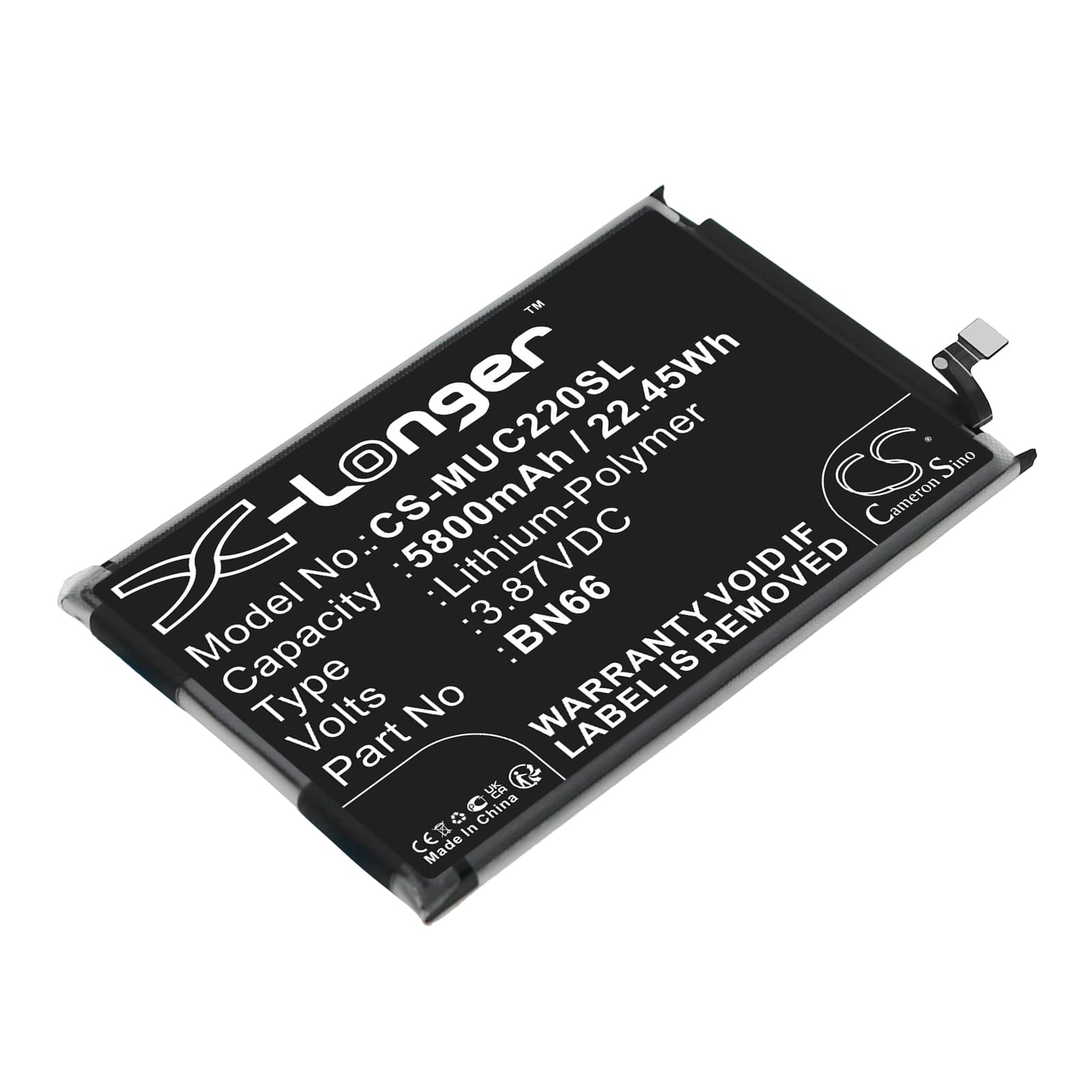 Replacement Battery for Poco C40 - CS-MUC220SL-1.jpg