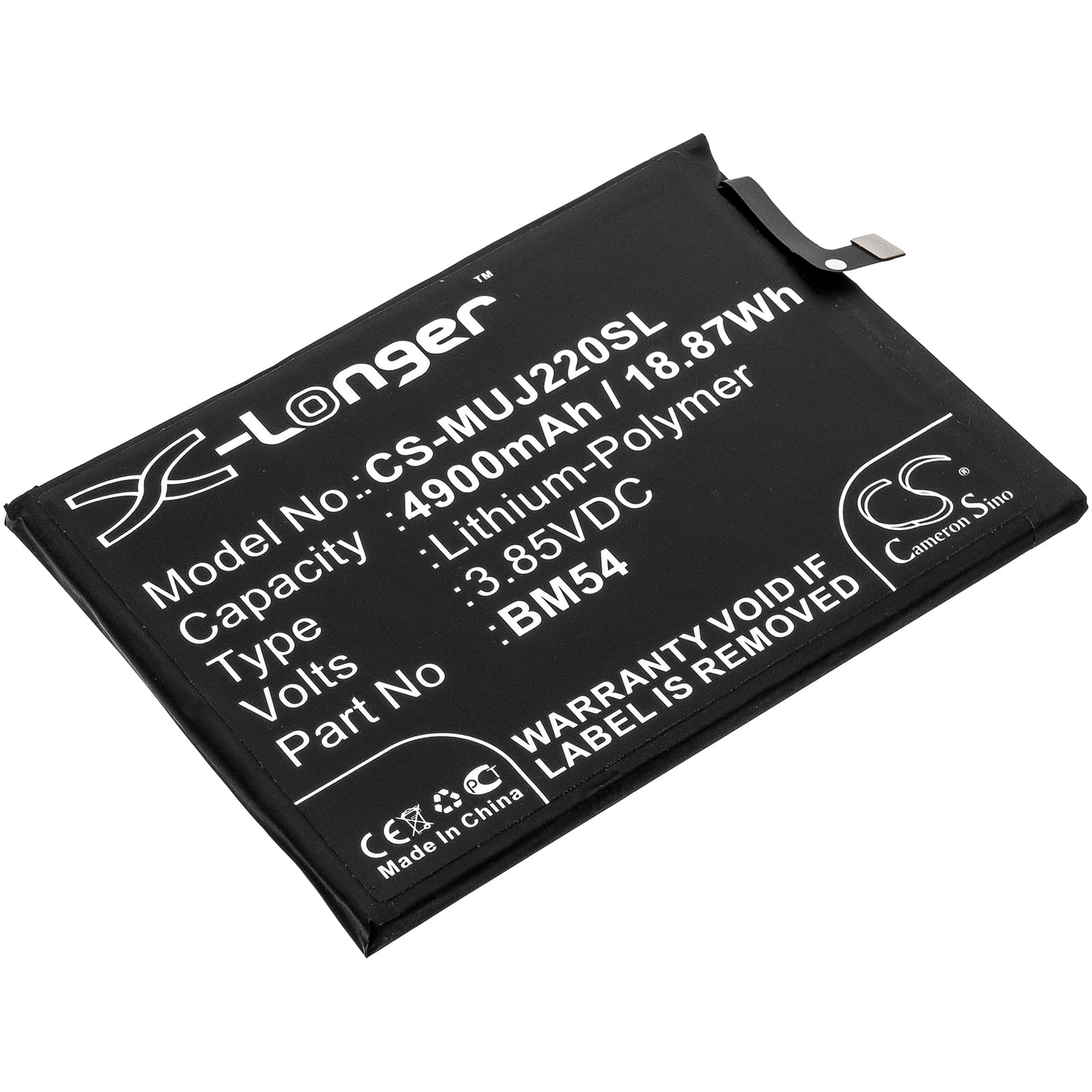 Replacement Battery for Redmi Note 9T - CS-MUJ220SL-1.jpg