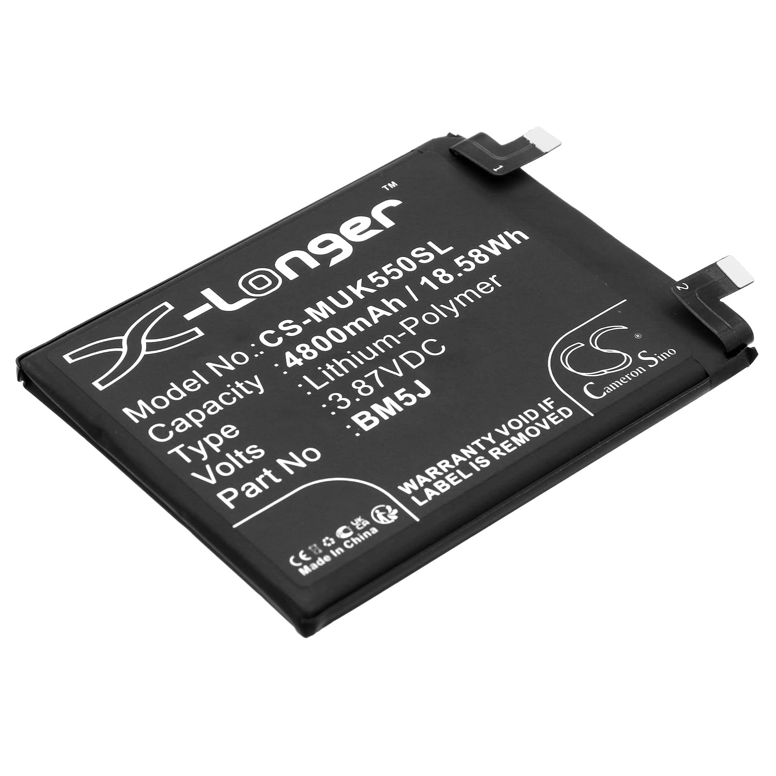 Replacement Battery for Redmi K50 Ultra - CS-MUK550SL-1.jpg