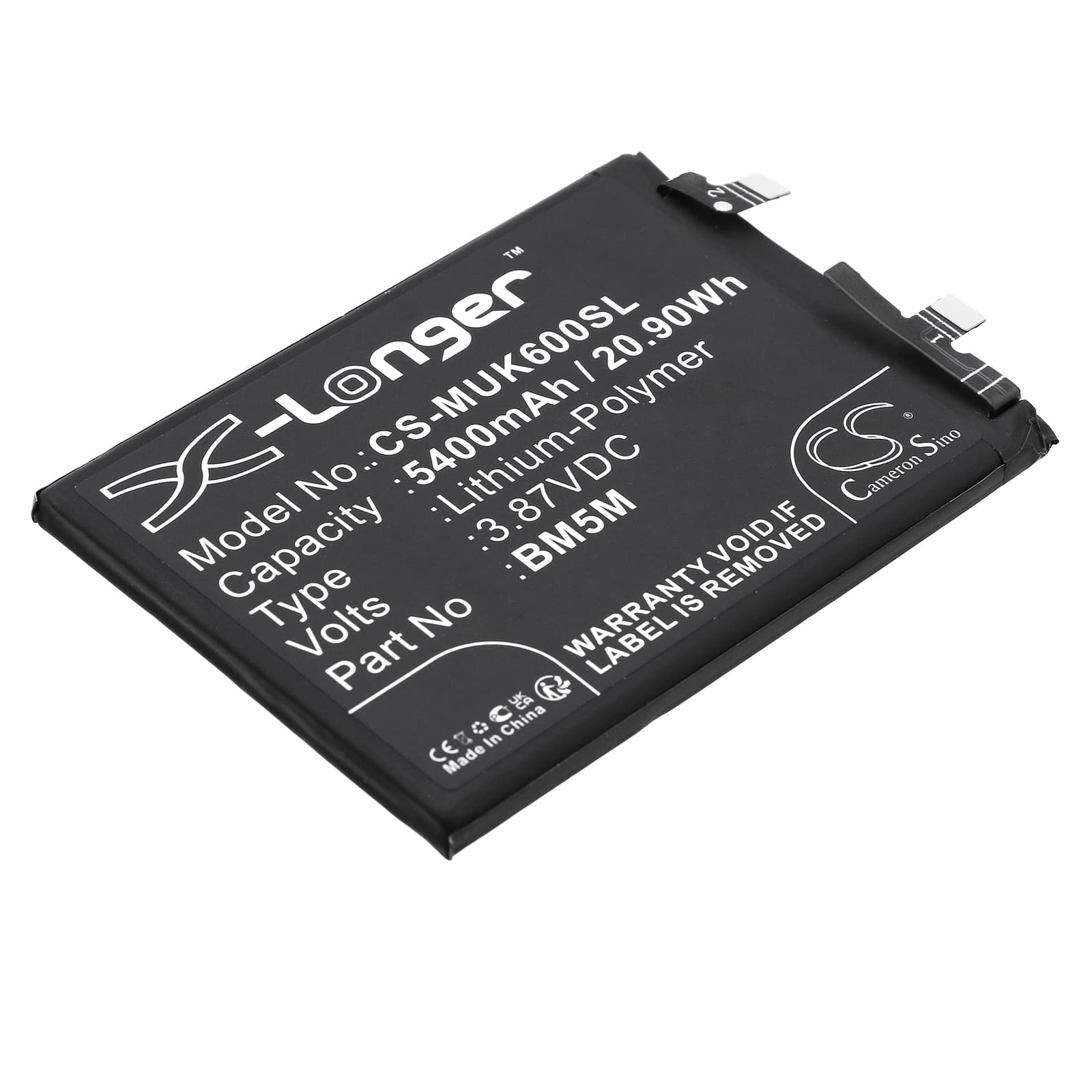 Replacement Battery for Redmi K60 - CS-MUK600SL-1.jpg