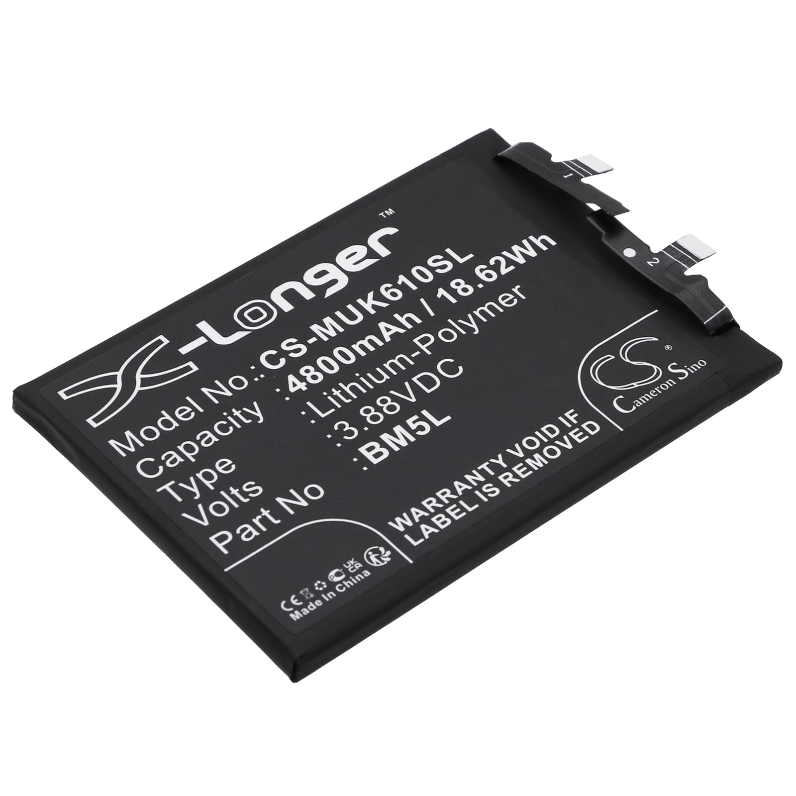 Replacement Battery for Redmi K60 Pro - CS-MUK610SL-1.jpg