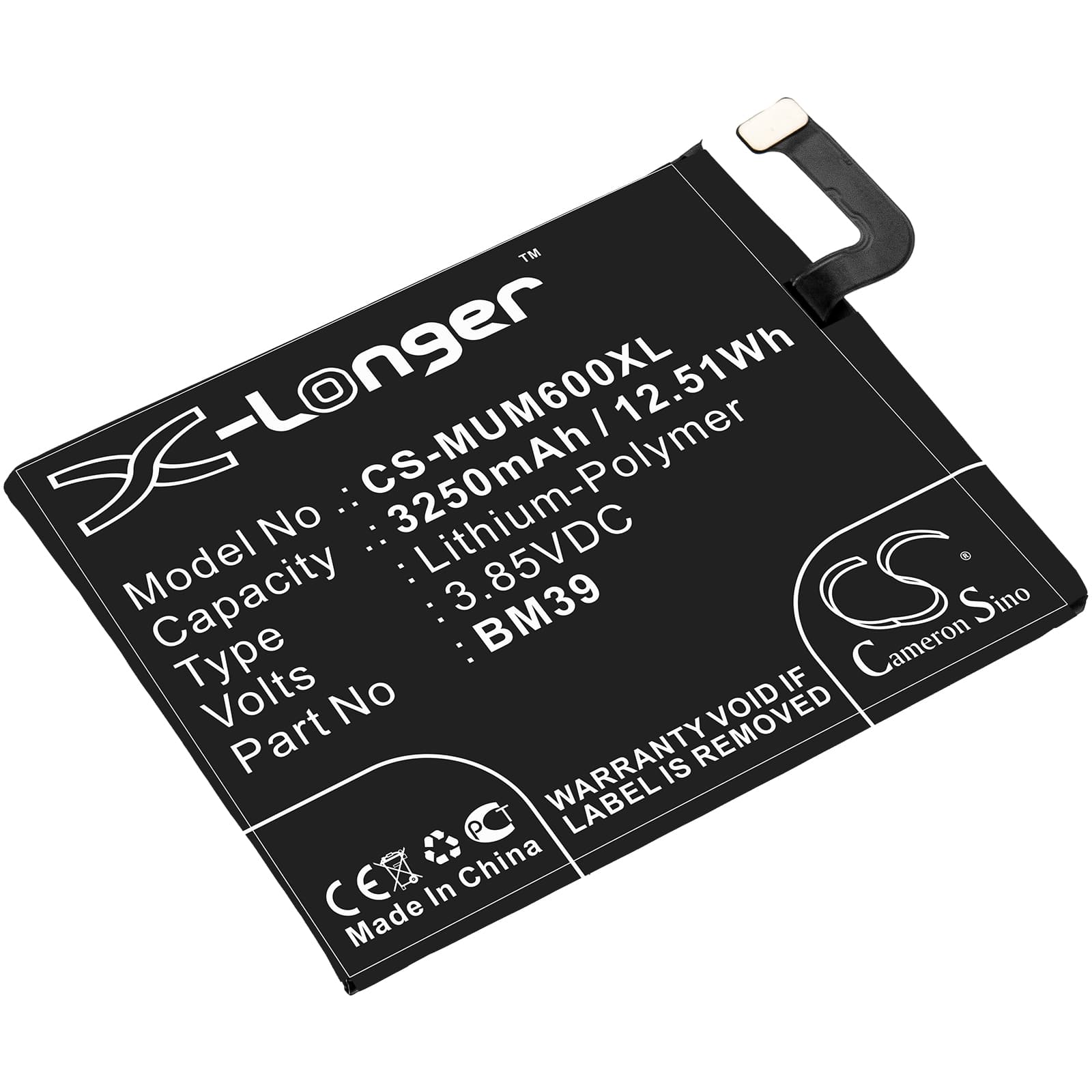 Replacement Battery for Redmi 6 - CS-MUM600XL-1.jpg