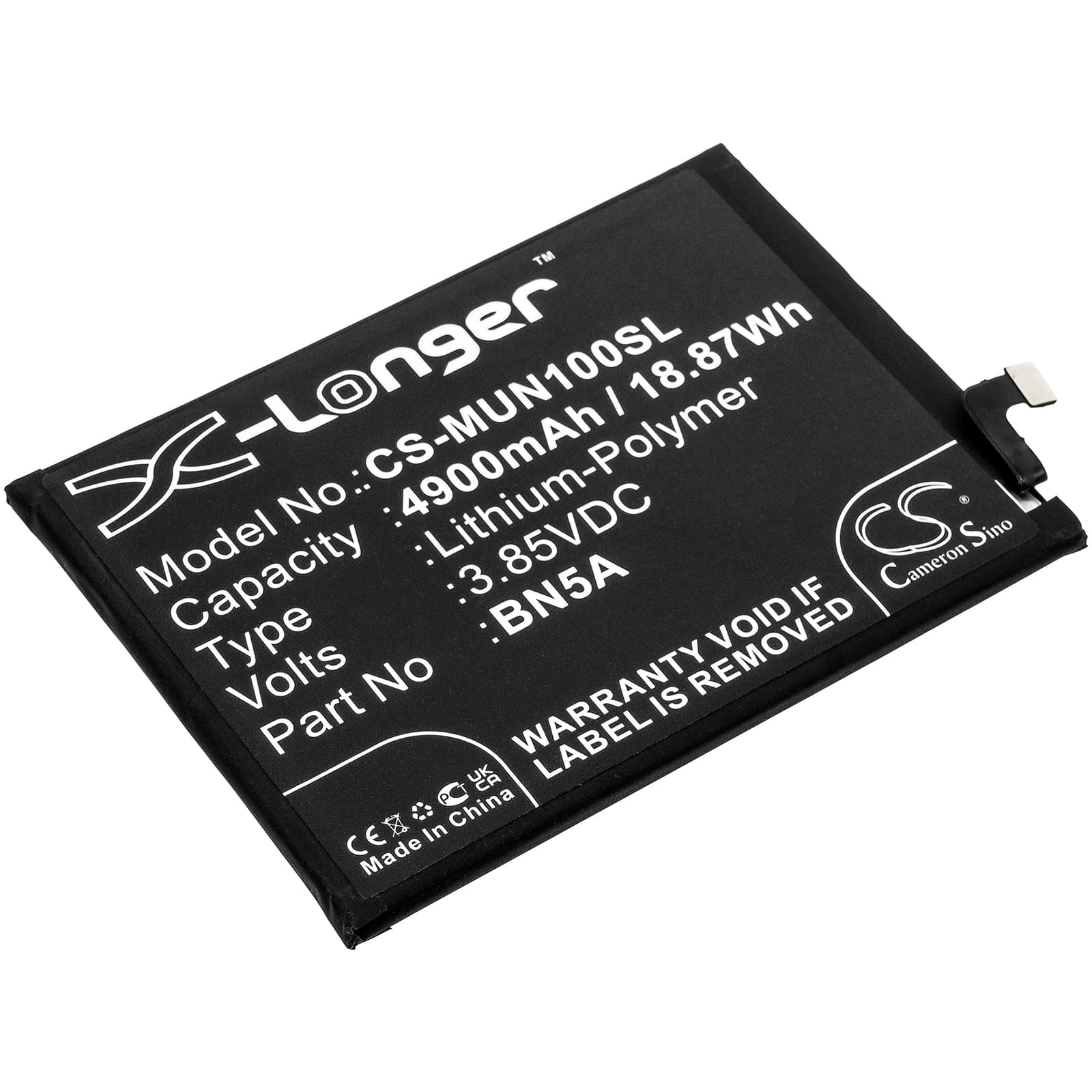 Replacement Battery for Redmi Note 10 5G - CS-MUN100SL-1.jpg