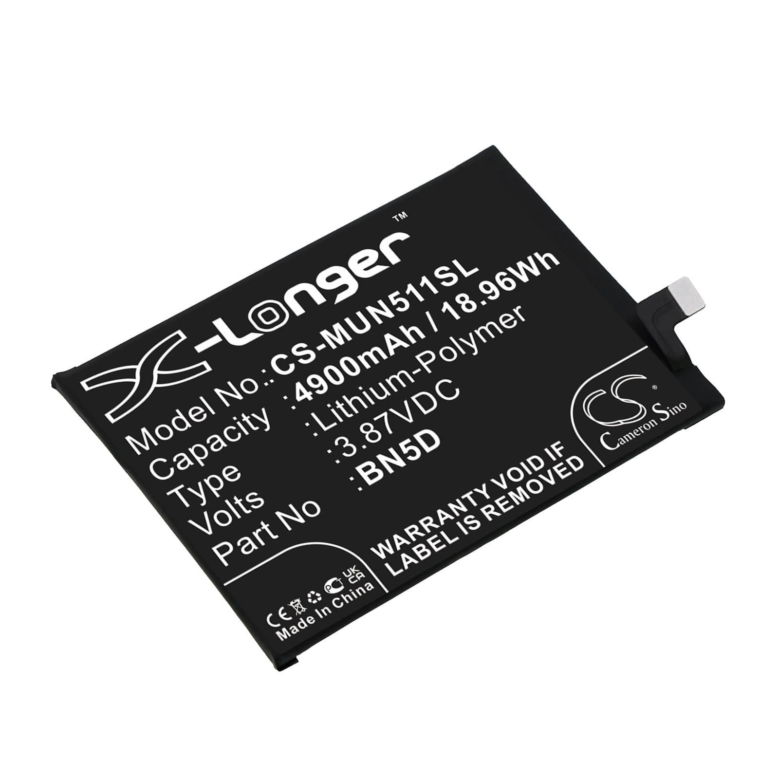 Replacement Battery for Poco M4 Pro - CS-MUN511SL-1.jpg