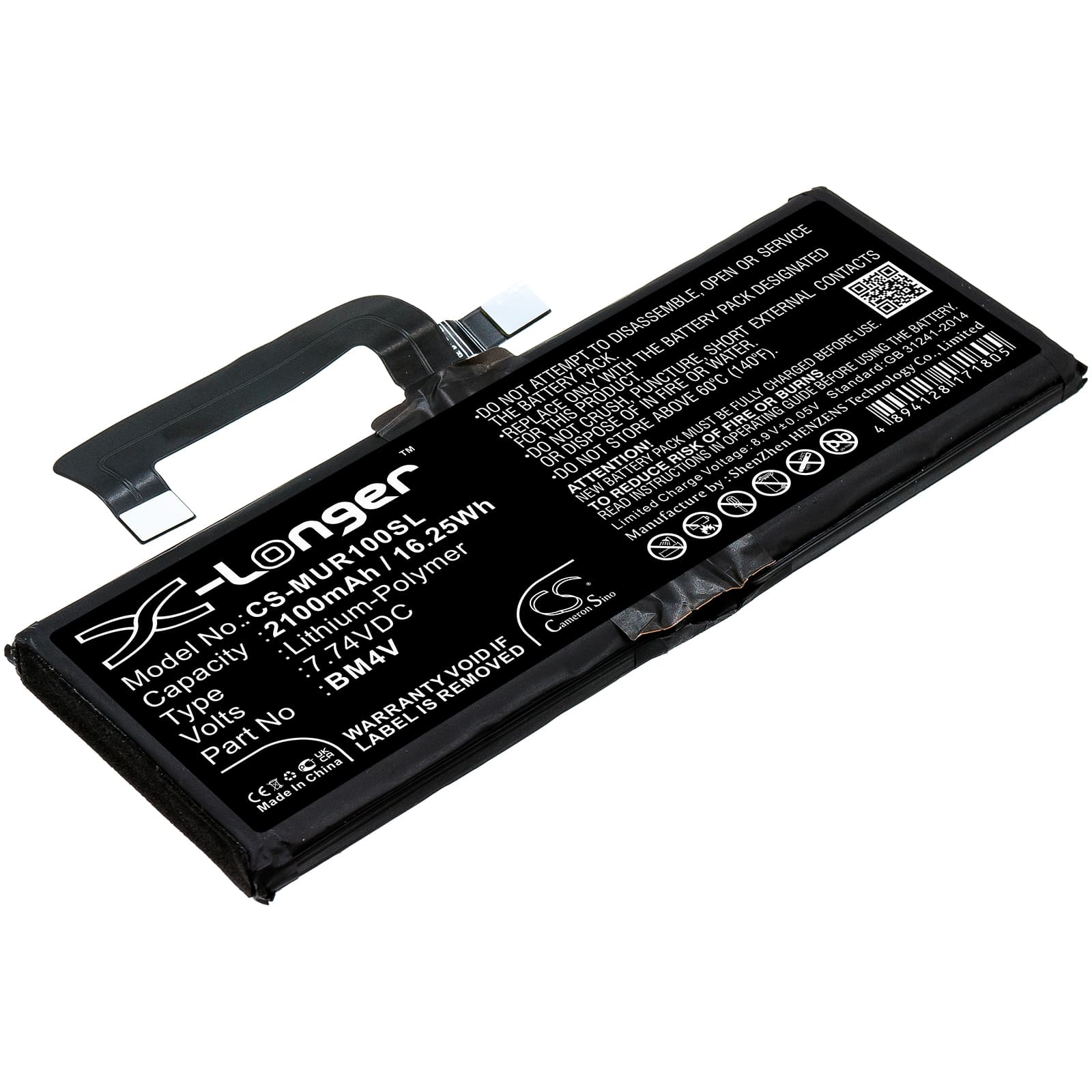 Replacement Battery for Xiaomi Mi 10 Ultra - CS-MUR100SL-1.jpg