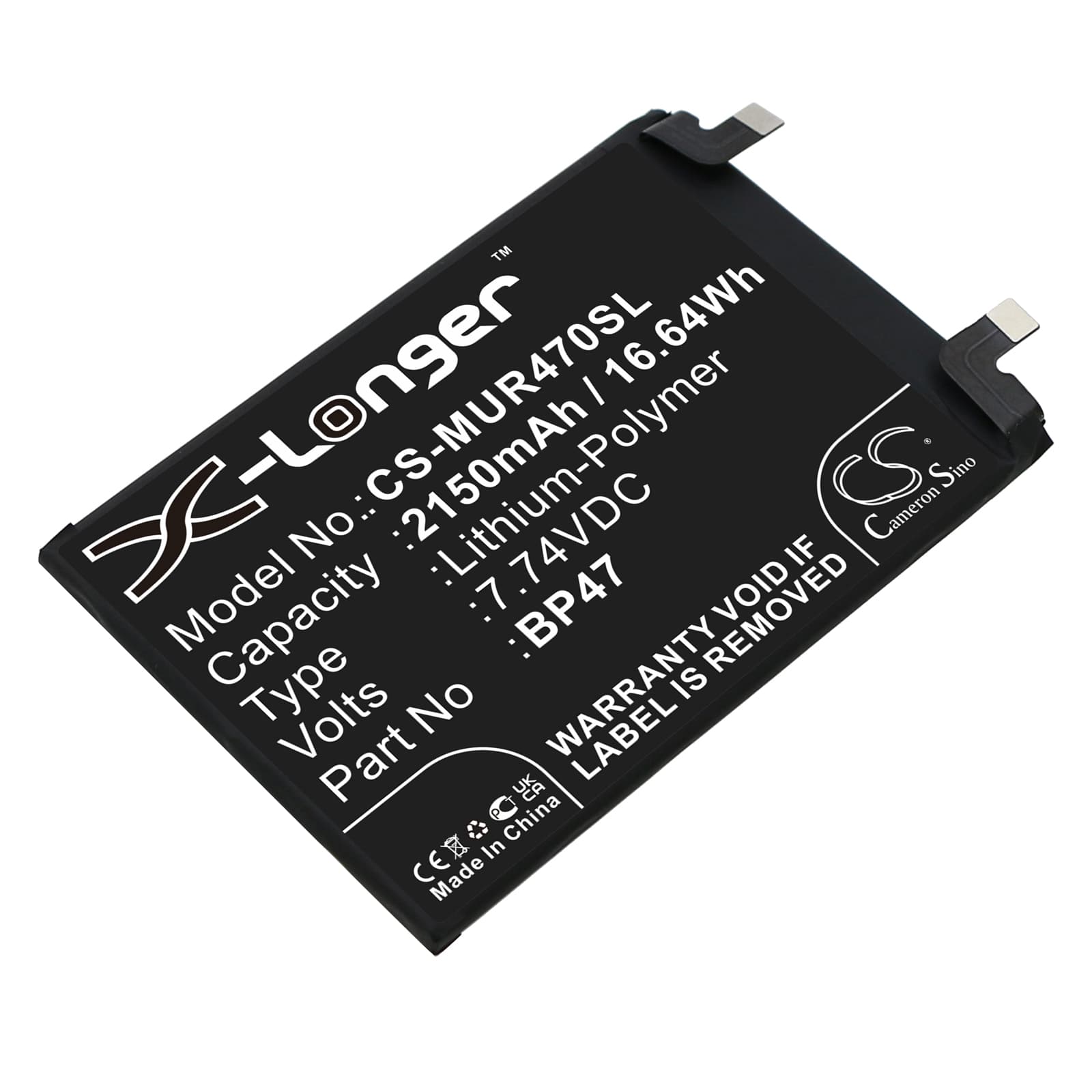 Replacement Battery for Xiaomi Redmi Note 11 Pro+ - CS-MUR470SL-1.jpg