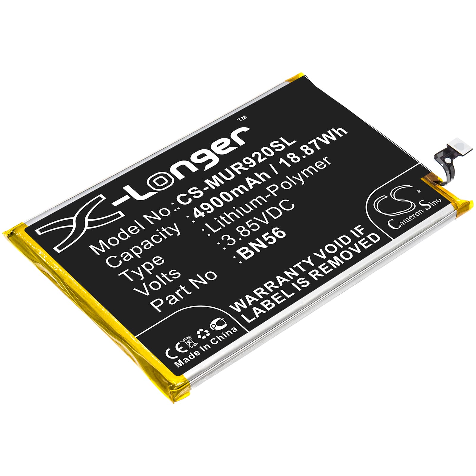 Replacement Battery for Poco M2 Pro - CS-MUR920SL-1.jpg