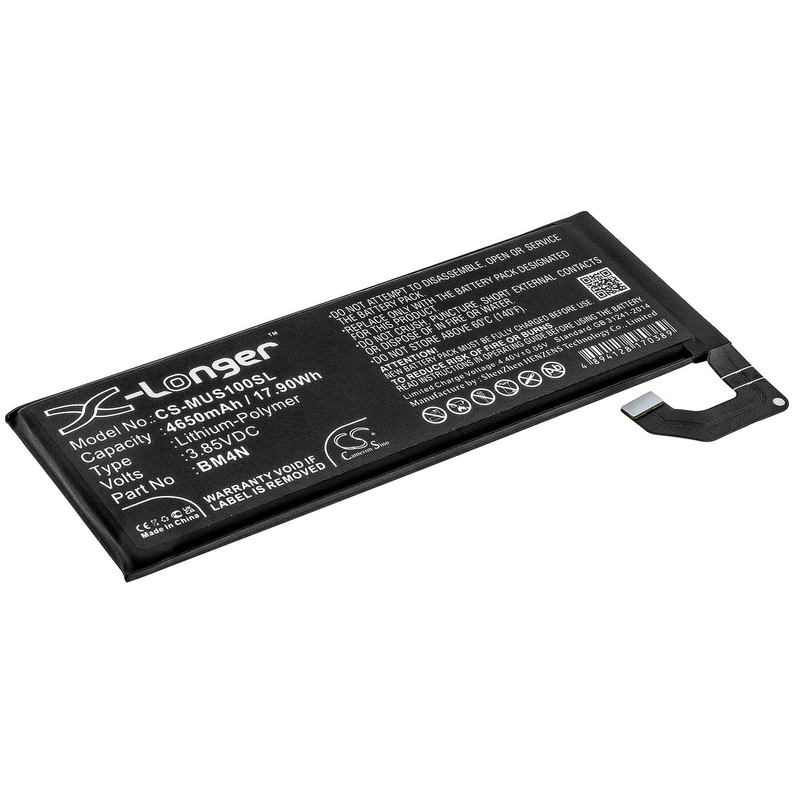 Replacement Battery for Xiaomi Mi 10 - CS-MUS100SL-1.jpg