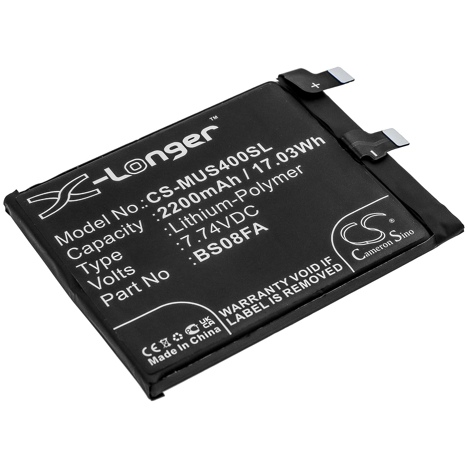 Replacement Battery for Xiaomi Black Shark 4 - CS-MUS400SL-1.jpg