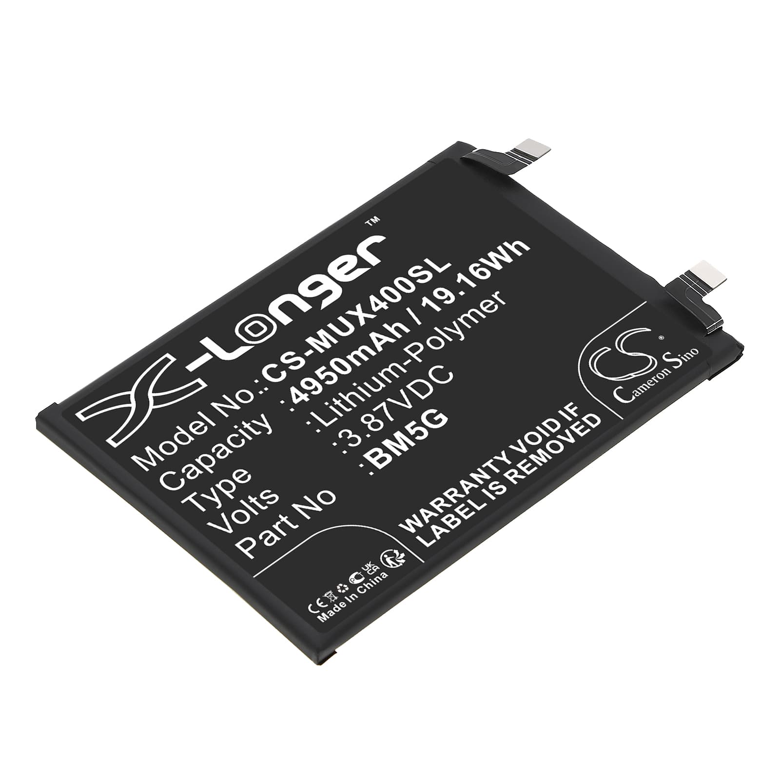 Replacement Battery for Poco X4 GT - CS-MUX400SL-1.jpg