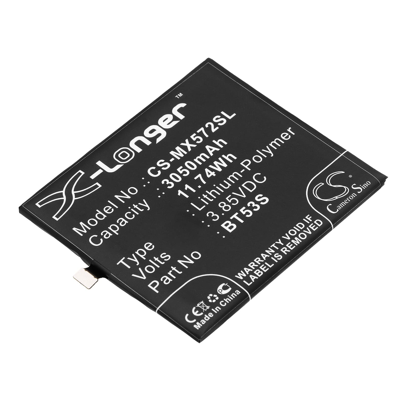 Replacement Battery for MeiZu Pro 6s - CS-MX572SL-1.jpg