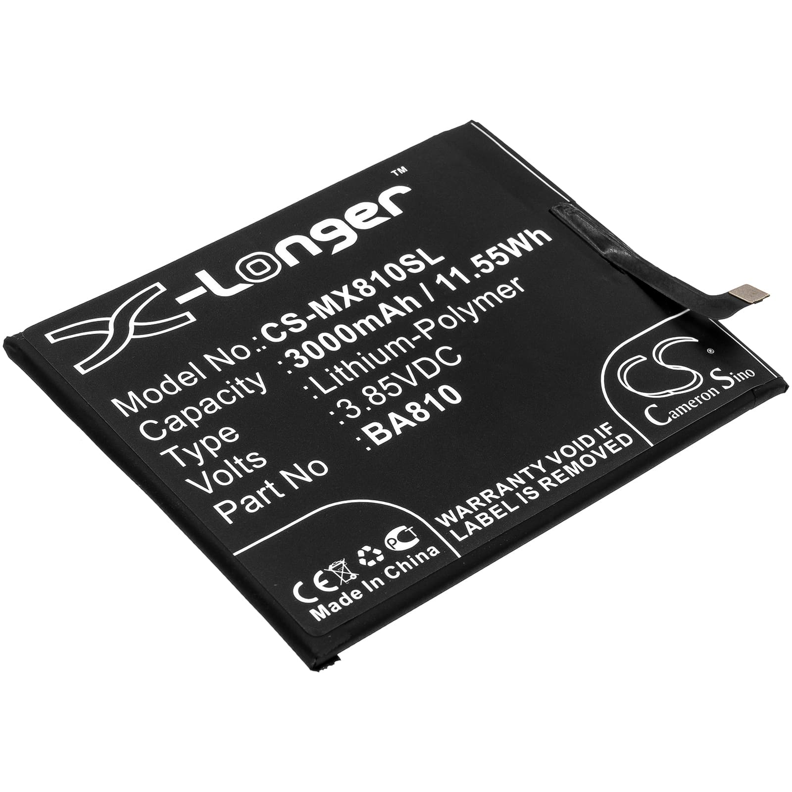Replacement Battery for MeiZu M8C