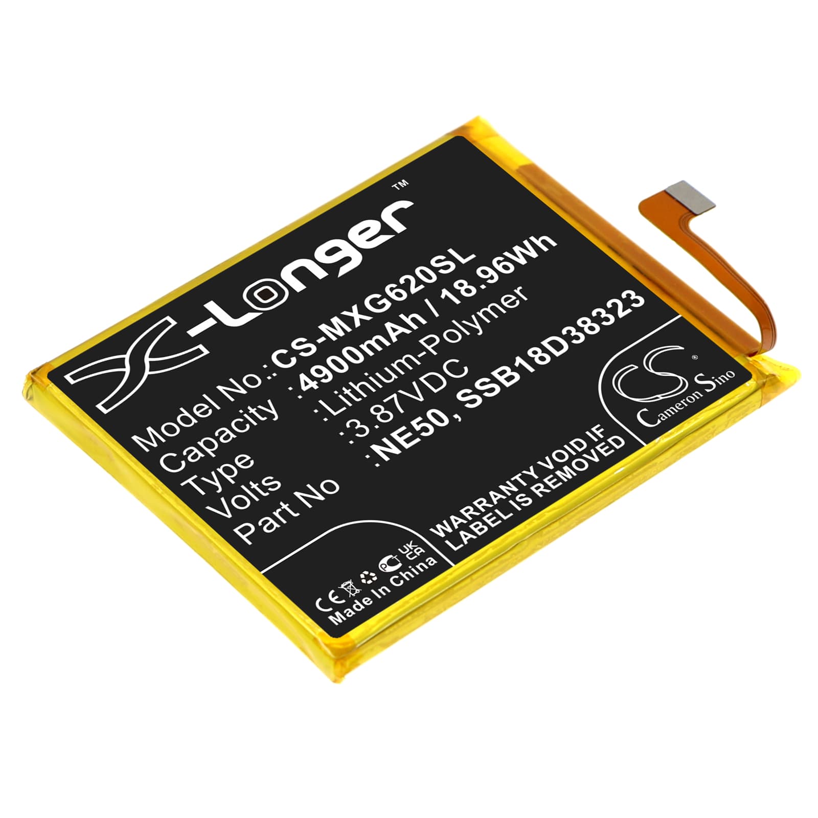 Replacement Battery for Motorola Moto G52 - CS-MXG620SL-1.jpg