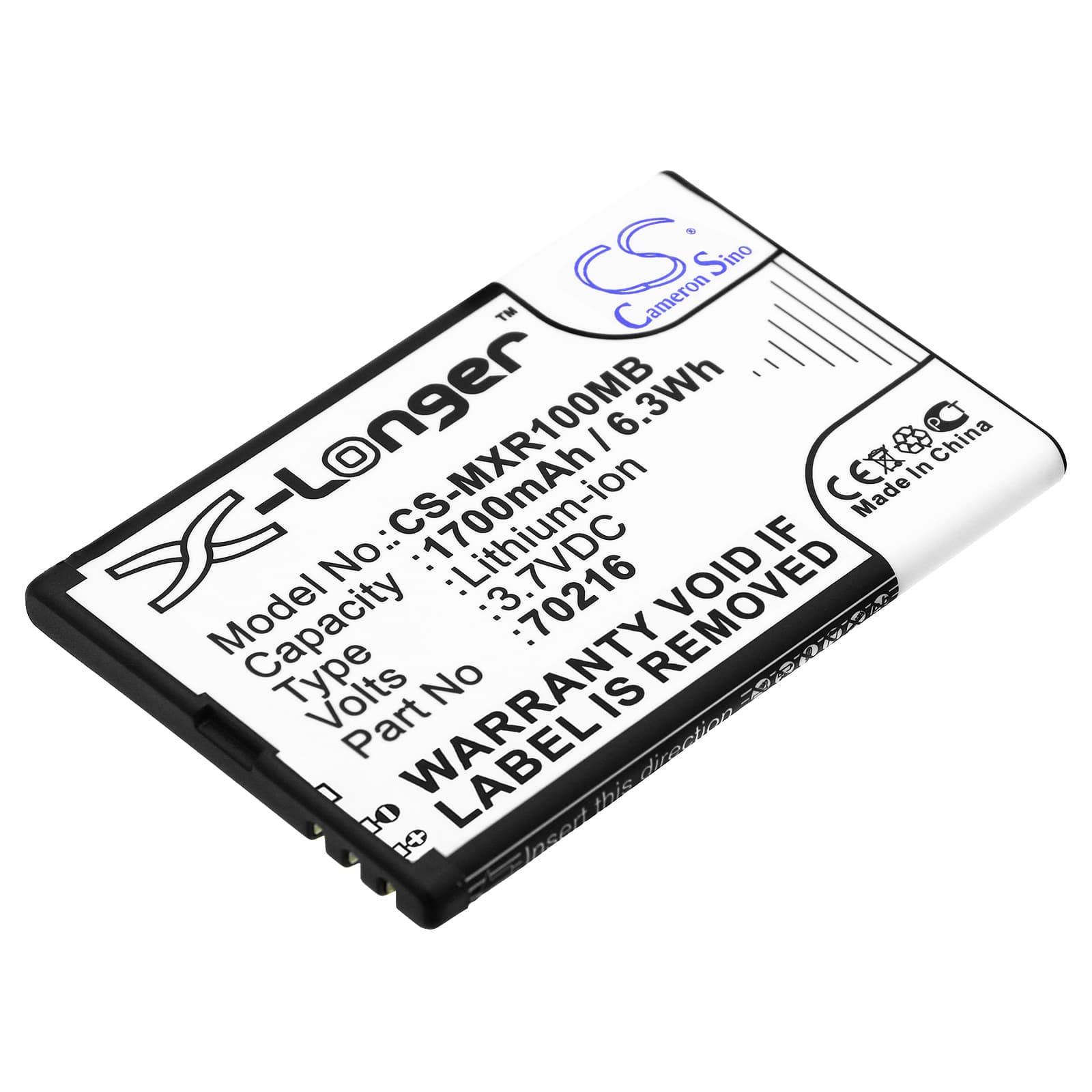 Replacement Battery for Snow Video Magnifier - CS-MXR100MB-1.jpg