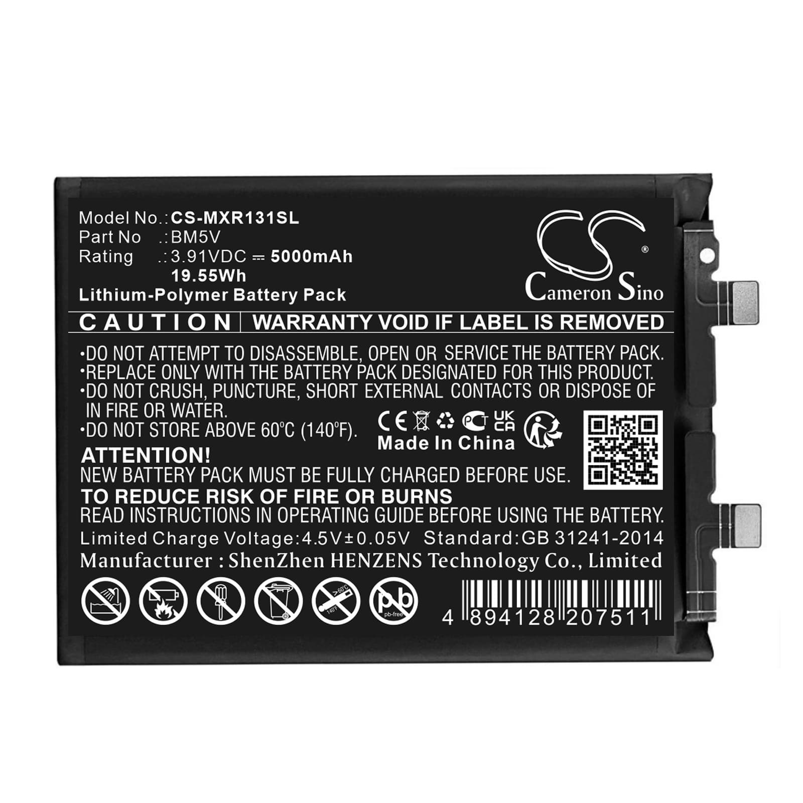 Replacement Battery for Redmi Note 13 Pro - CS-MXR131SL-1.jpg