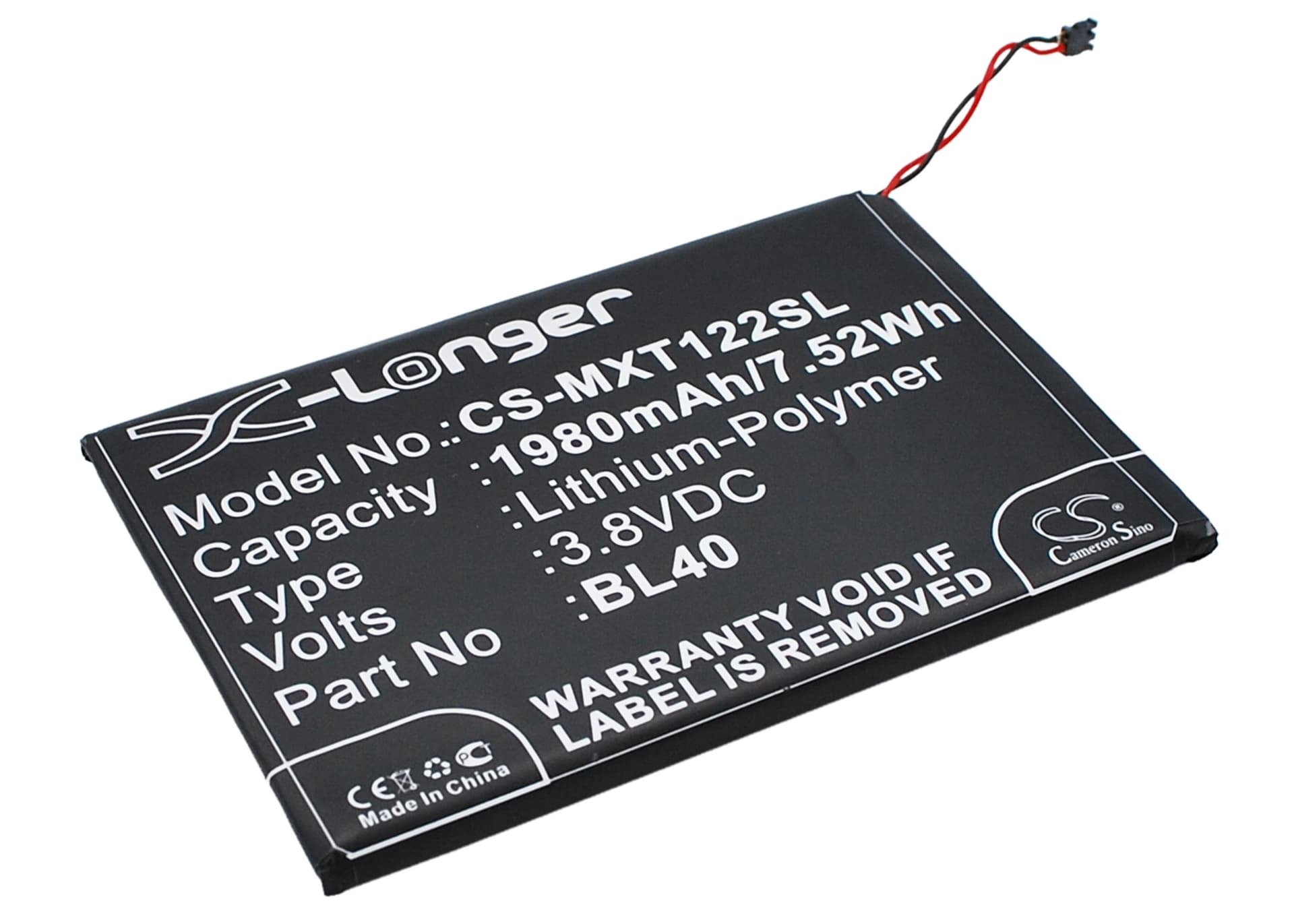 Replacement Battery for Motorola Moto E - CS-MXT122SL-1.jpg