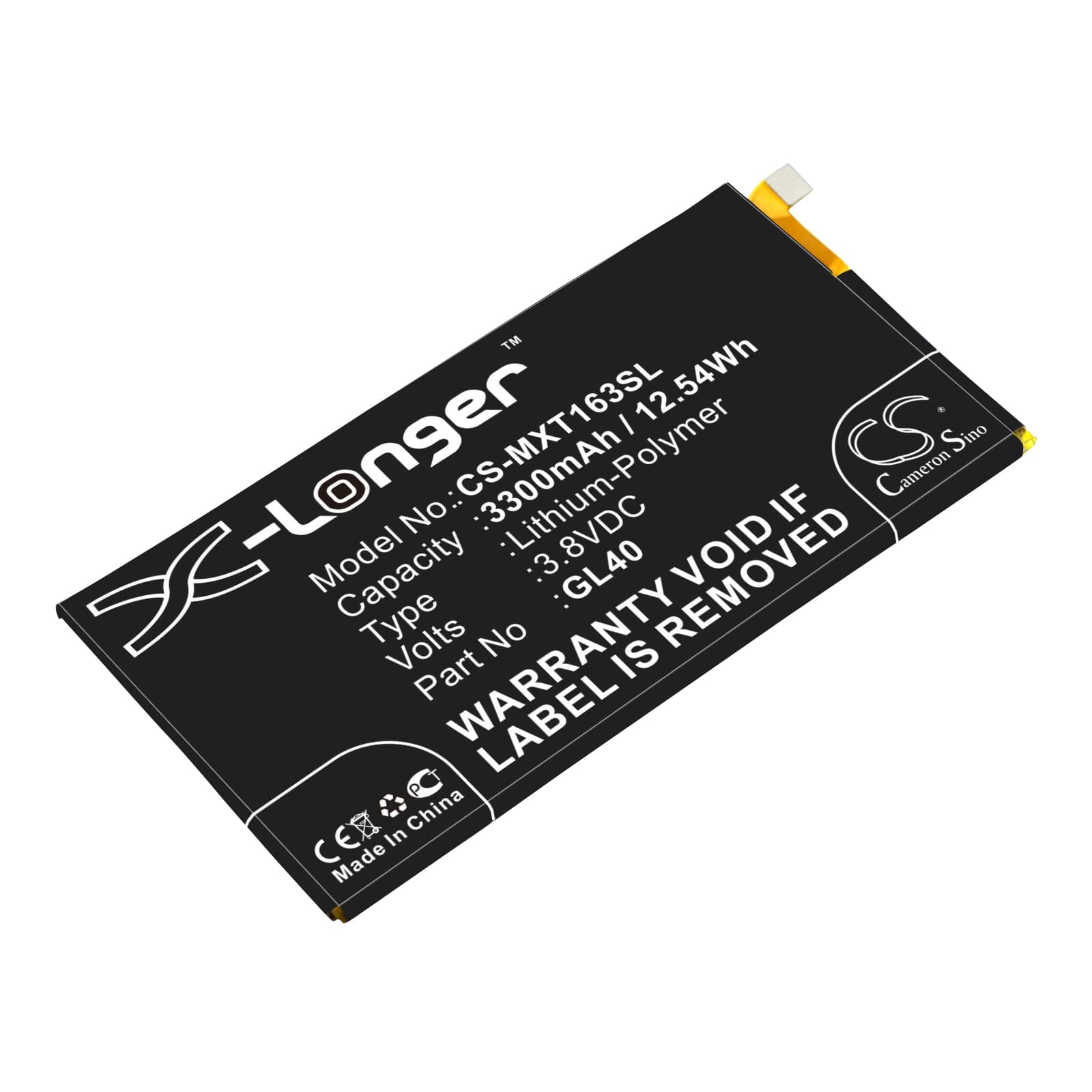 Replacement Battery for Motorola Moto Z Play - CS-MXT163SL-1.jpg