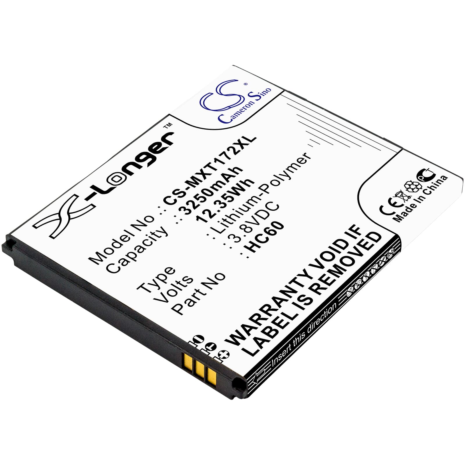 Replacement Battery for Motorola Moto C Plus - CS-MXT172XL-1.jpg