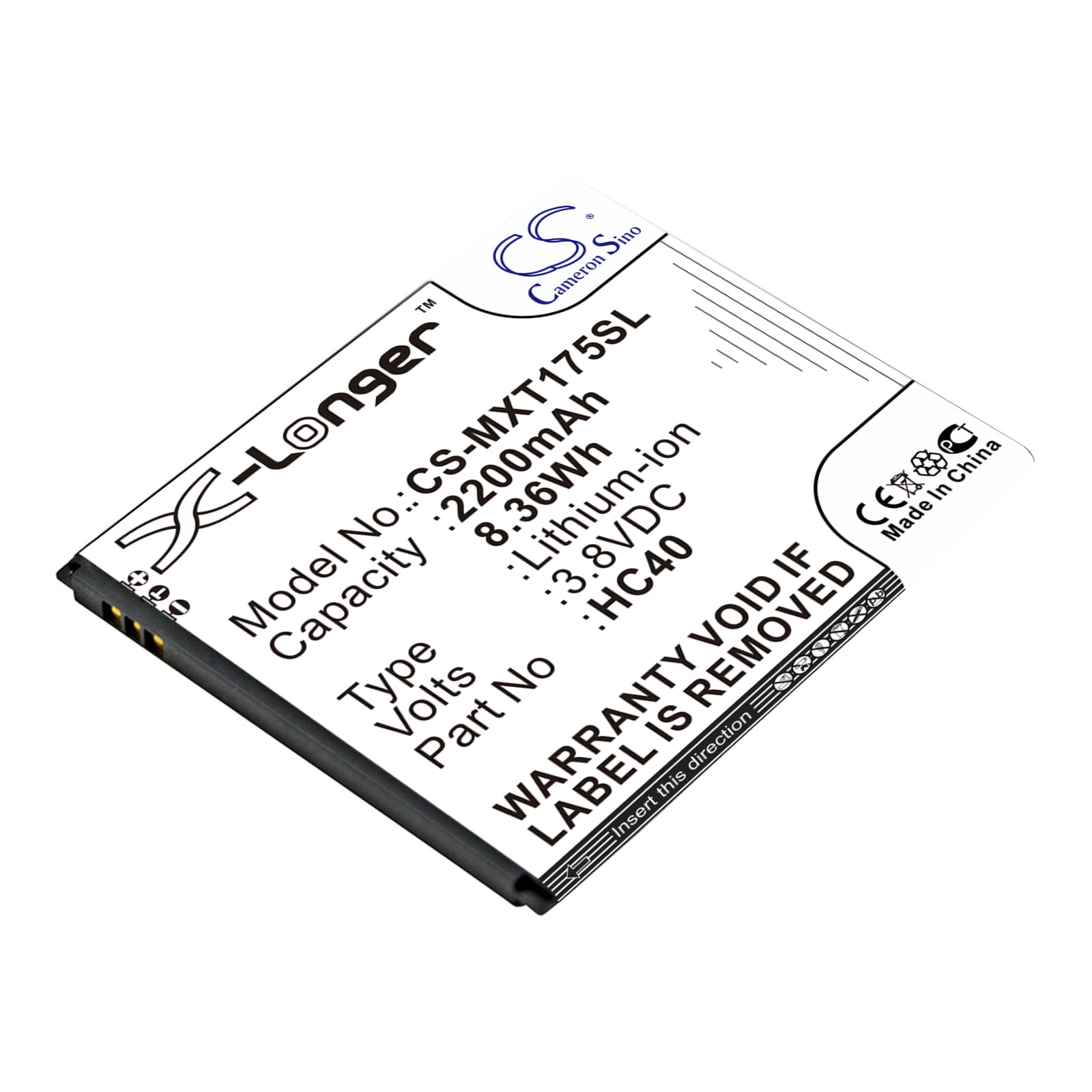 Replacement Battery for Motorola Moto C - CS-MXT175SL-1.jpg