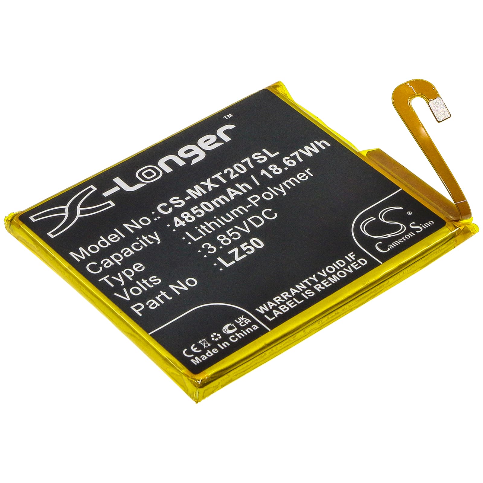 Replacement Battery for Motorola Moto G 5G Plus - CS-MXT207SL-1.jpg