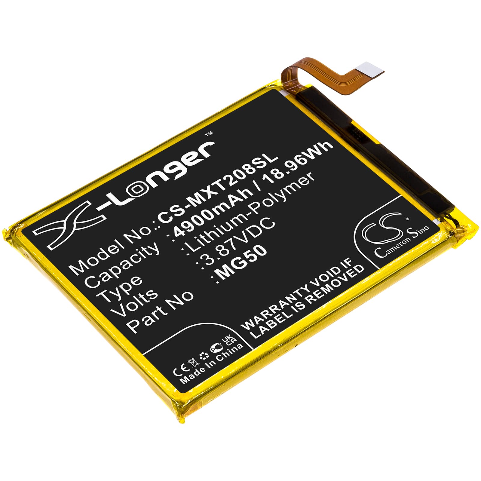 Replacement Battery for Motorola Moto G9 Plus - CS-MXT208SL-1.jpg