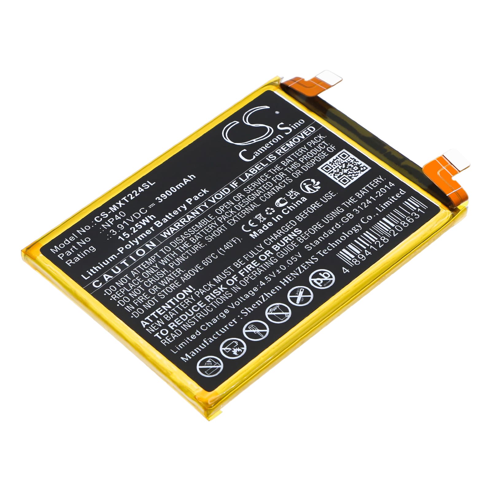 Replacement Battery for Motorola XT2245 - CS-MXT224SL-1.jpg