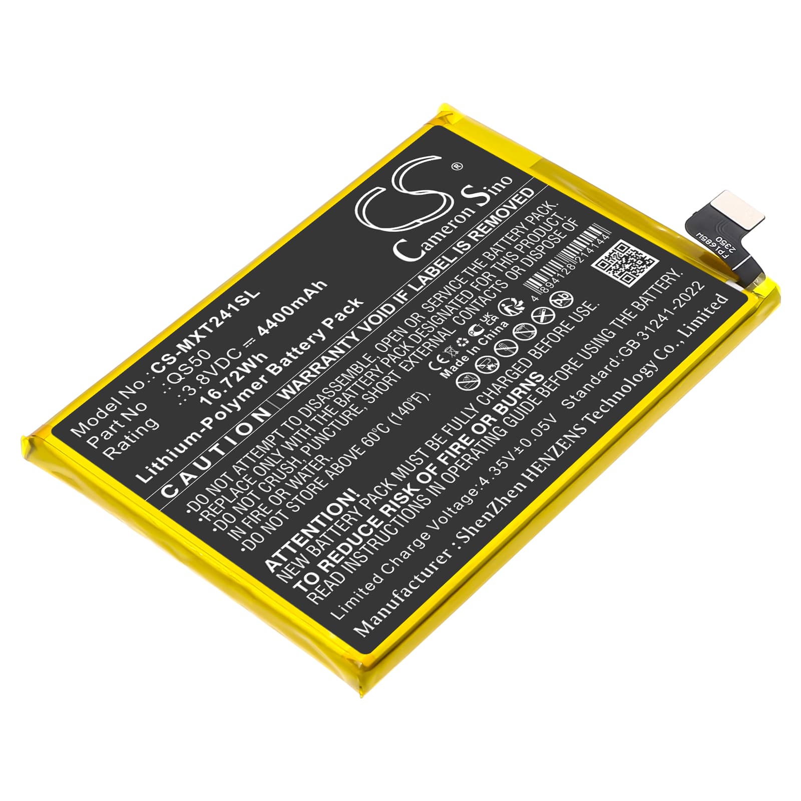 Replacement Battery for Motorola Moto G Stylus 5G - CS-MXT241SL-1.jpg