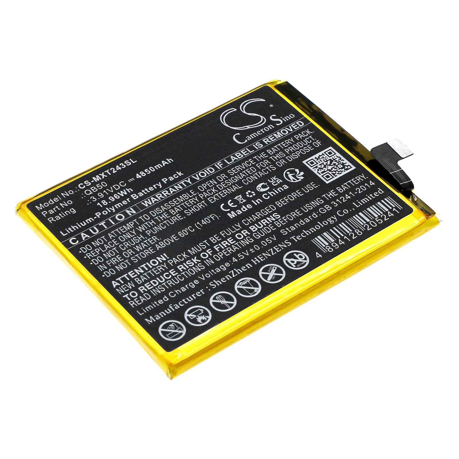 Replacement Battery for Motorola XT2347 - CS-MXT243SL-1.jpg