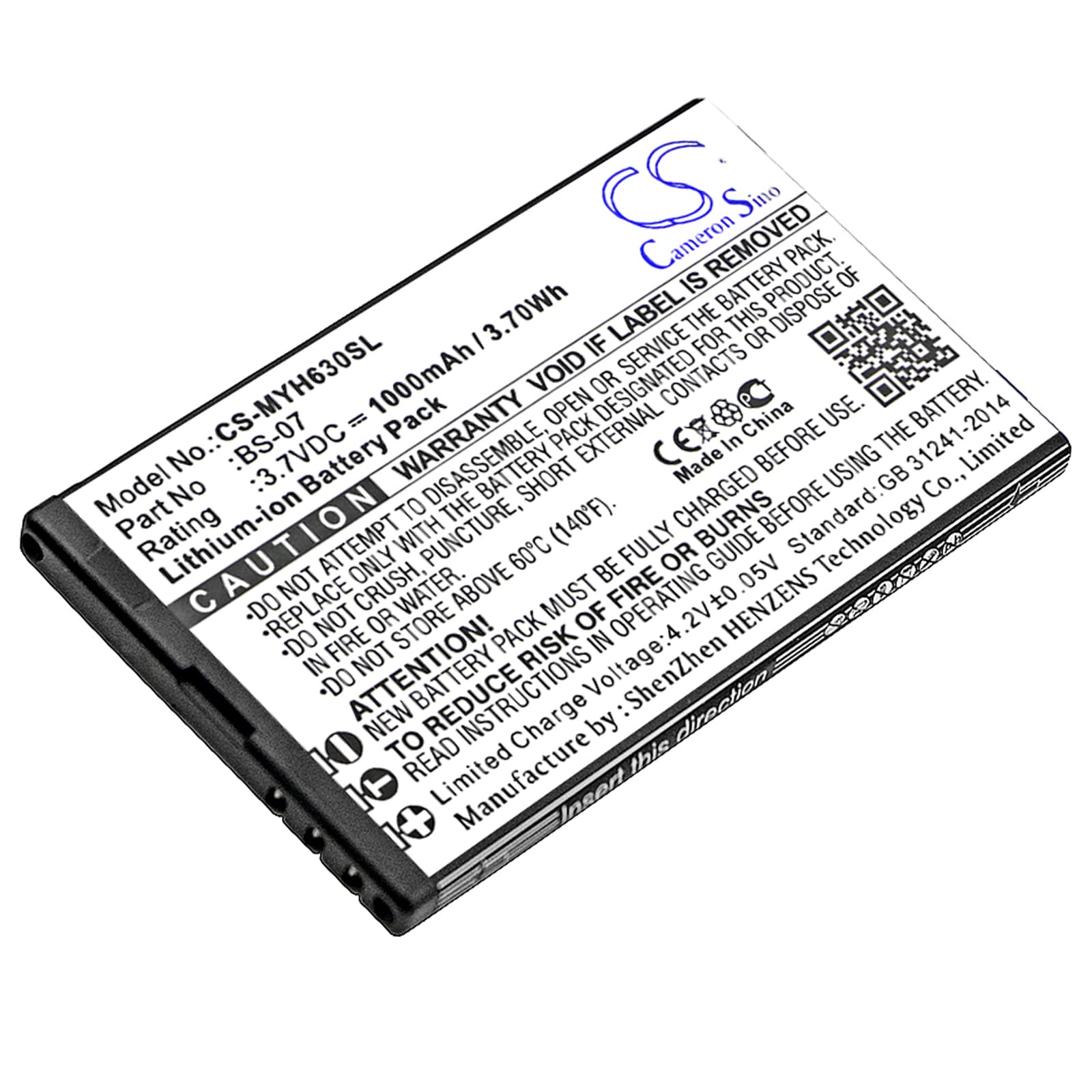 Replacement Battery for MyPhone 6300 - CS-MYH630SL-1.jpg