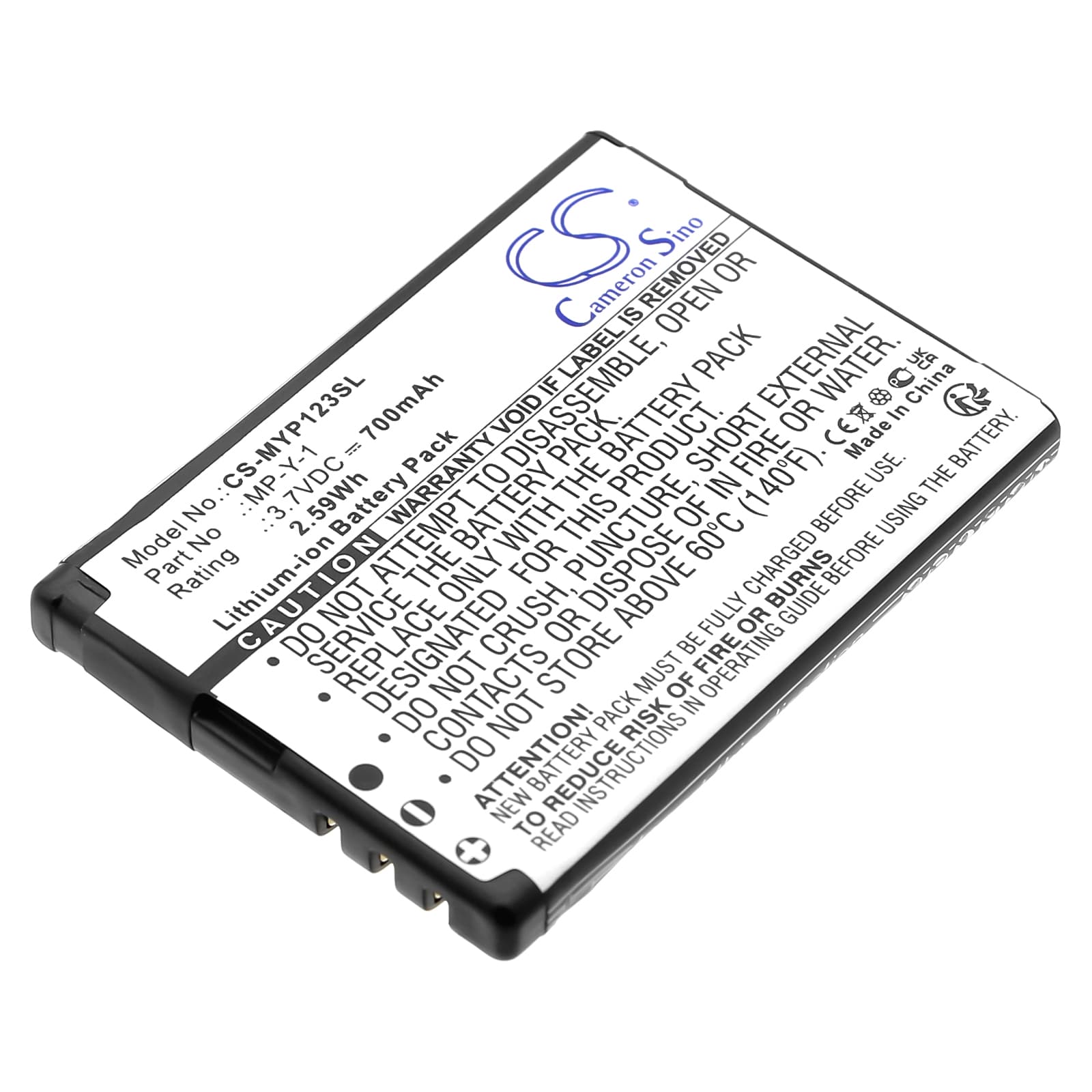 Replacement Battery for Polaroid Pro 1021