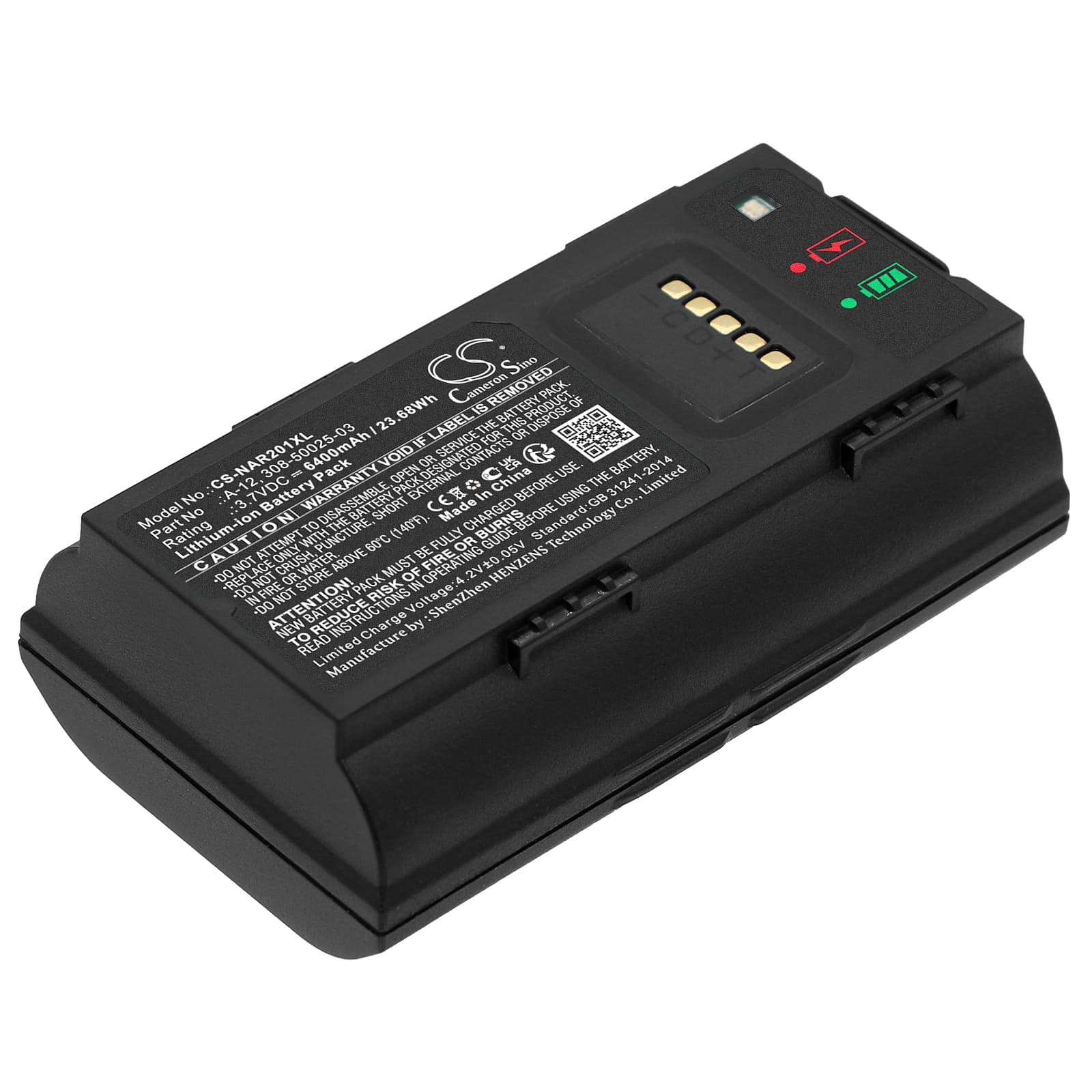 Replacement Battery for Arlo Essential Smart Wired Video Doorbell - CS-NAR201XL-1.jpg