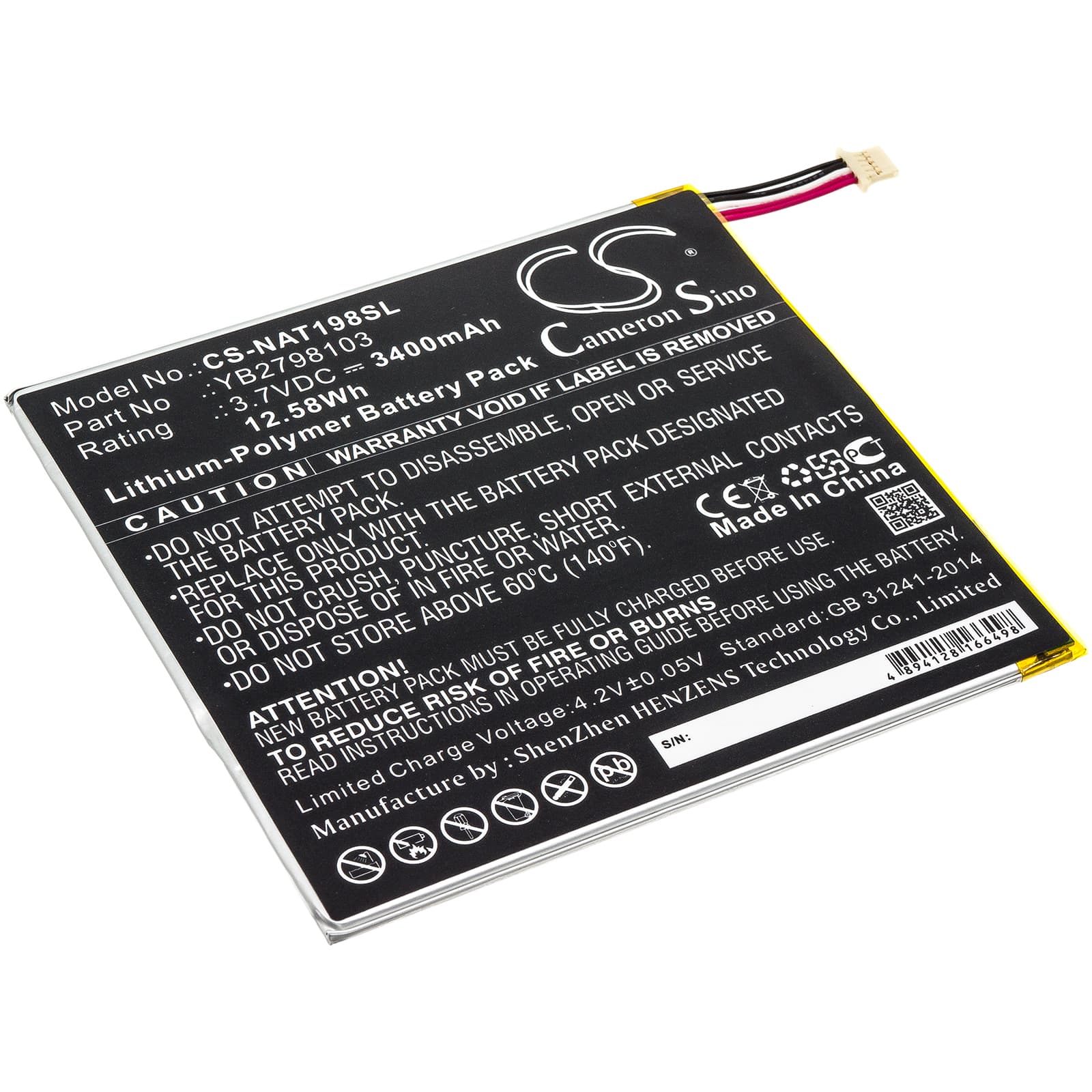 Replacement Battery for ONN ONA19TB002 - CS-NAT198SL-1.jpg