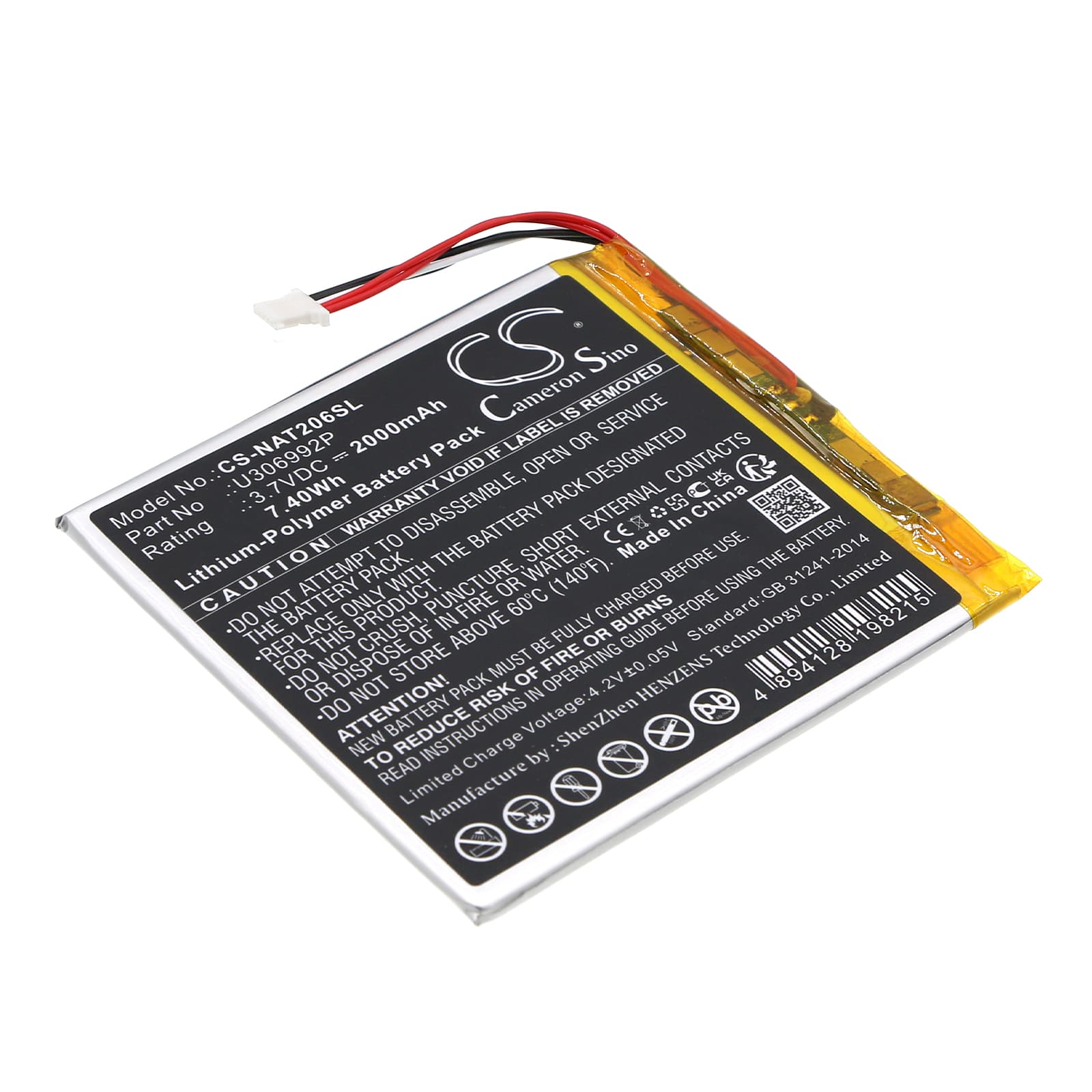 Replacement Battery for ONN Surf Tablet 7" - CS-NAT206SL-1.jpg