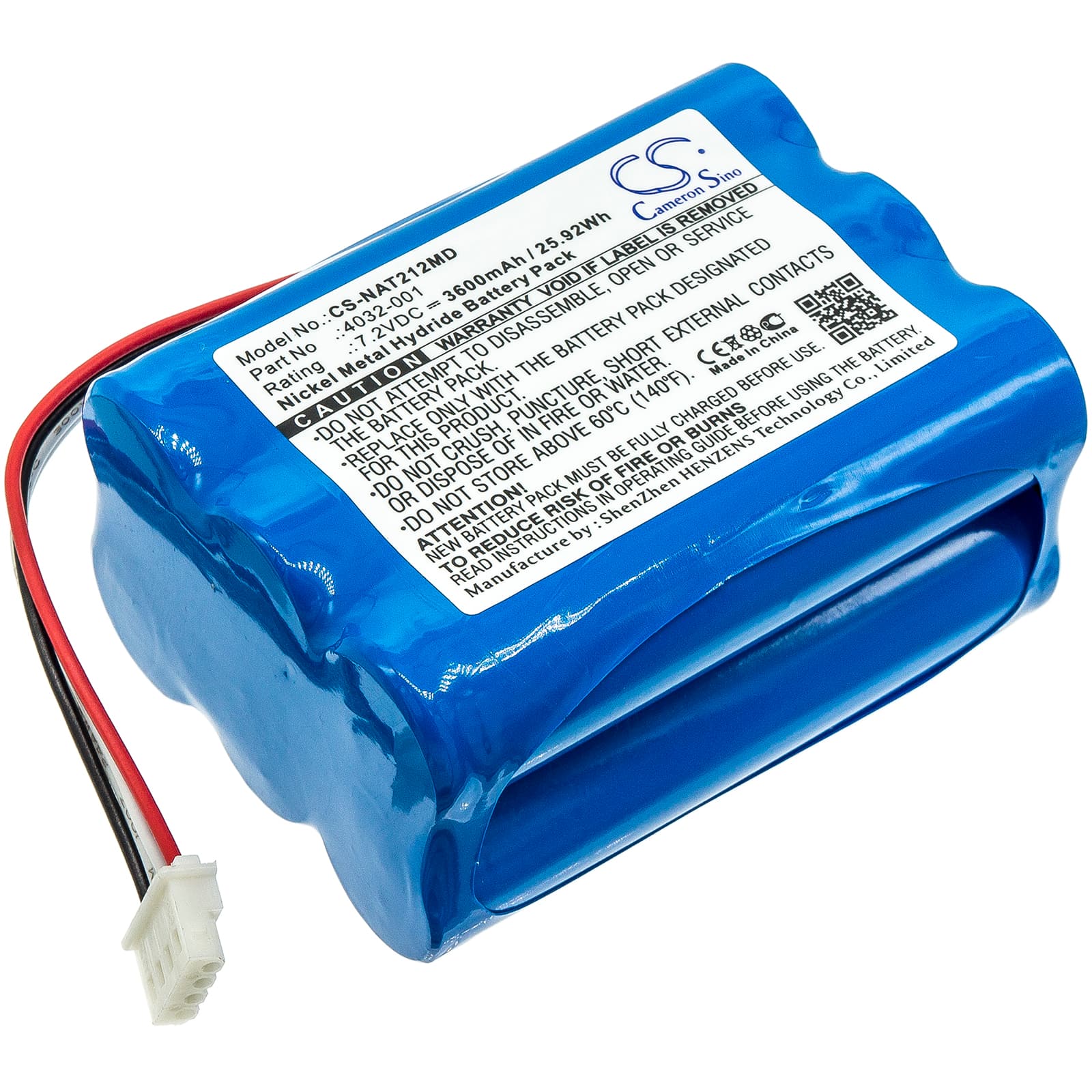 Replacement Battery for Nonin Avant 2120 NIBP Monitor - CS-NAT212MD-1.jpg