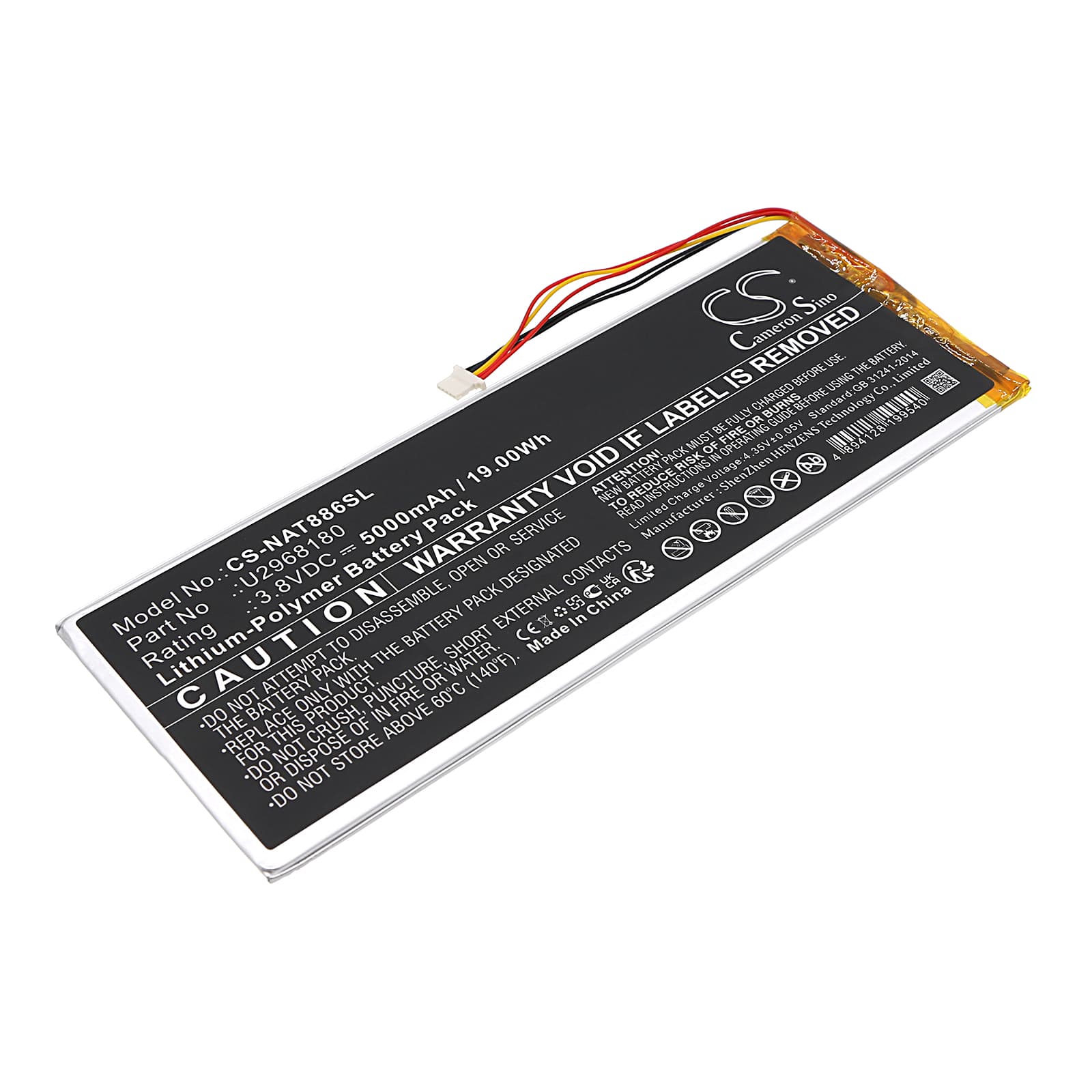 Replacement Battery for ONN NSurf Tablet 10" Gen 2 - CS-NAT886SL-1.jpg
