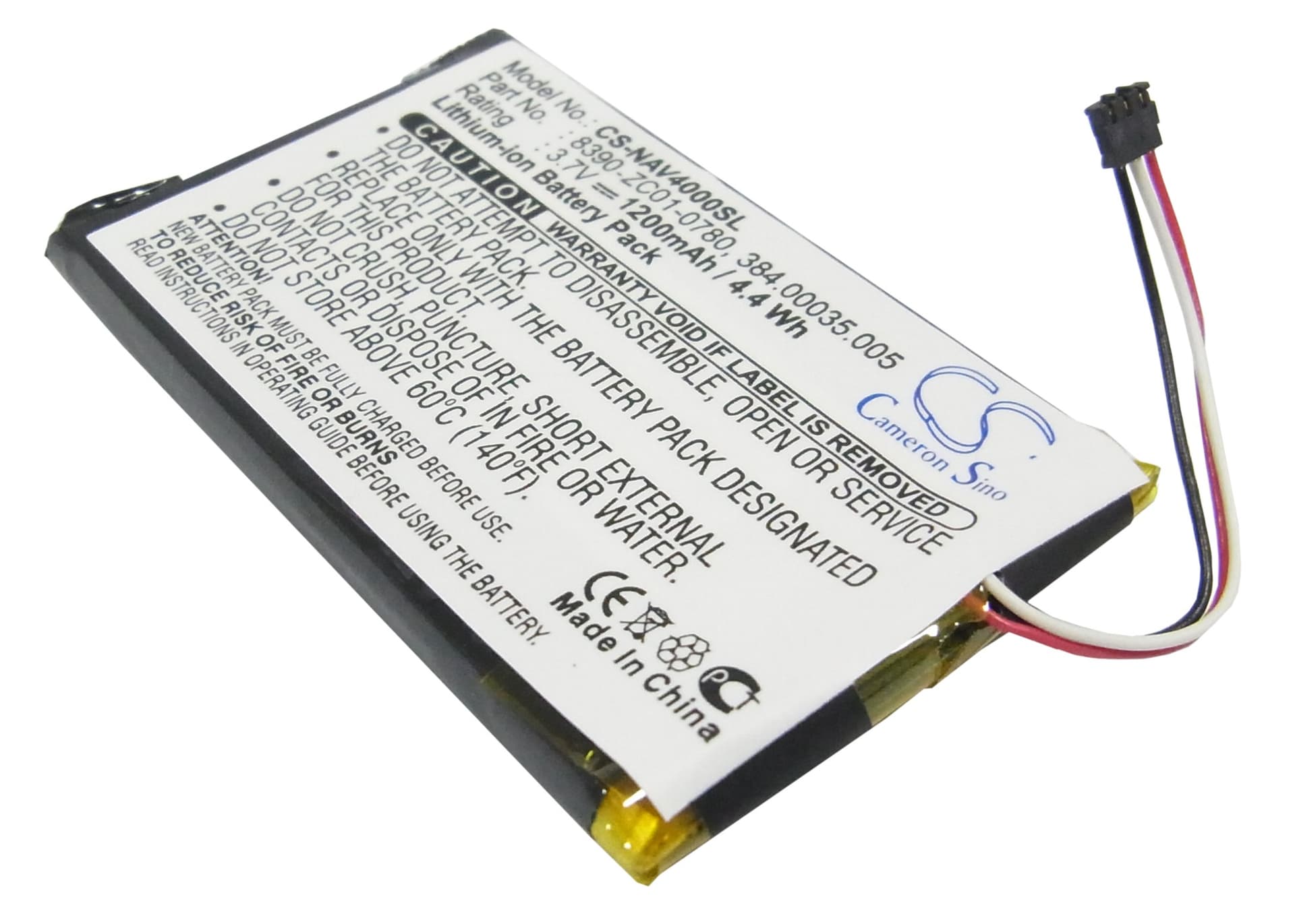 Replacement Battery for Navigon 40 Easy - CS-NAV4000SL-1.jpg