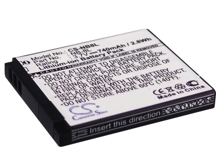 Replacement Battery for Canon PowerShot A3000 - CS-NB8L-1.jpg