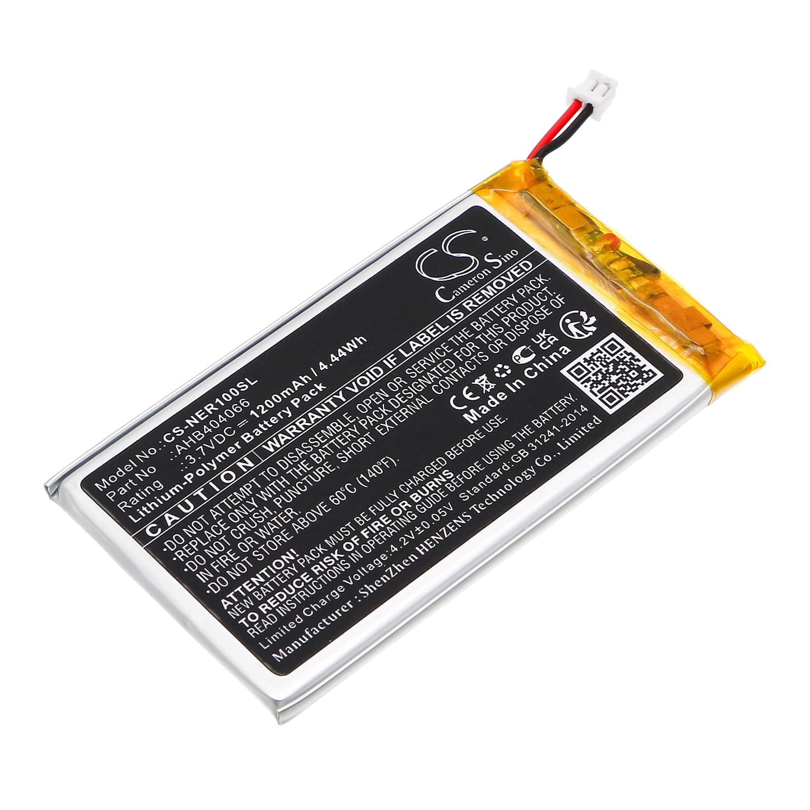 Replacement Battery for Neeo Control 4 - CS-NER100SL-1.jpg