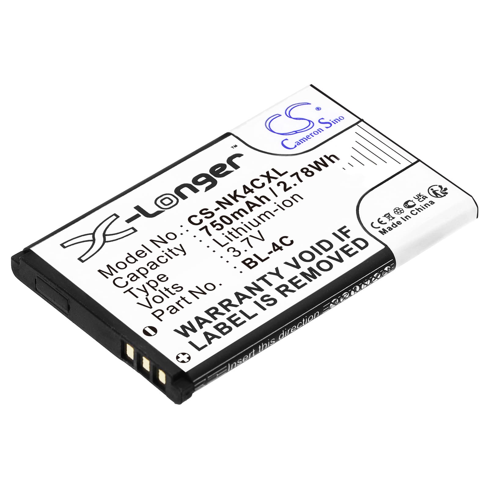 Replacement Battery for Nokia 107 - CS-NK4CXL-1.jpg