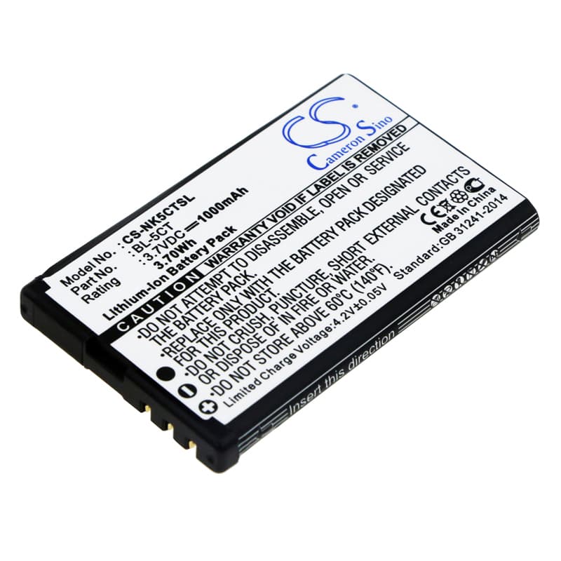 Replacement Battery for Nokia 5220 XpressMusic - CS-NK5CTSL-1.jpg