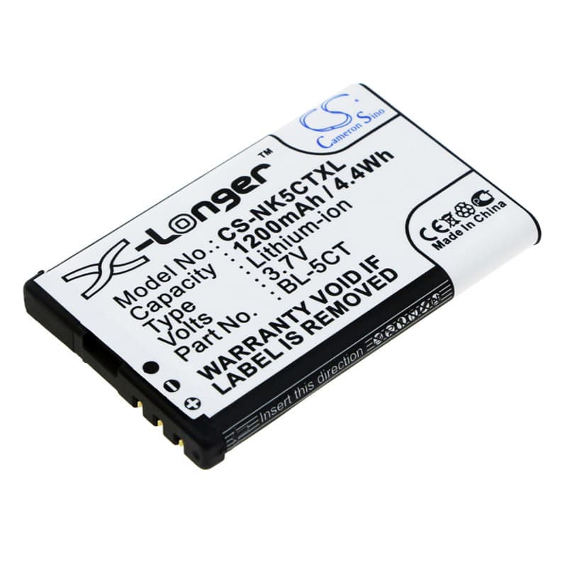 Replacement Battery for Nokia 5220 XpressMusic - CS-NK5CTXL-1.jpg