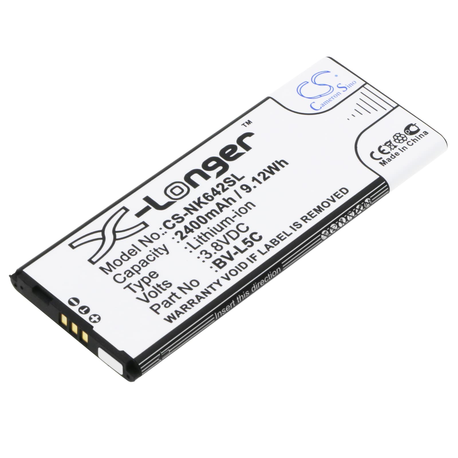 Replacement Battery for Nokia Lumia 640 LTE - CS-NK642SL-1.jpg